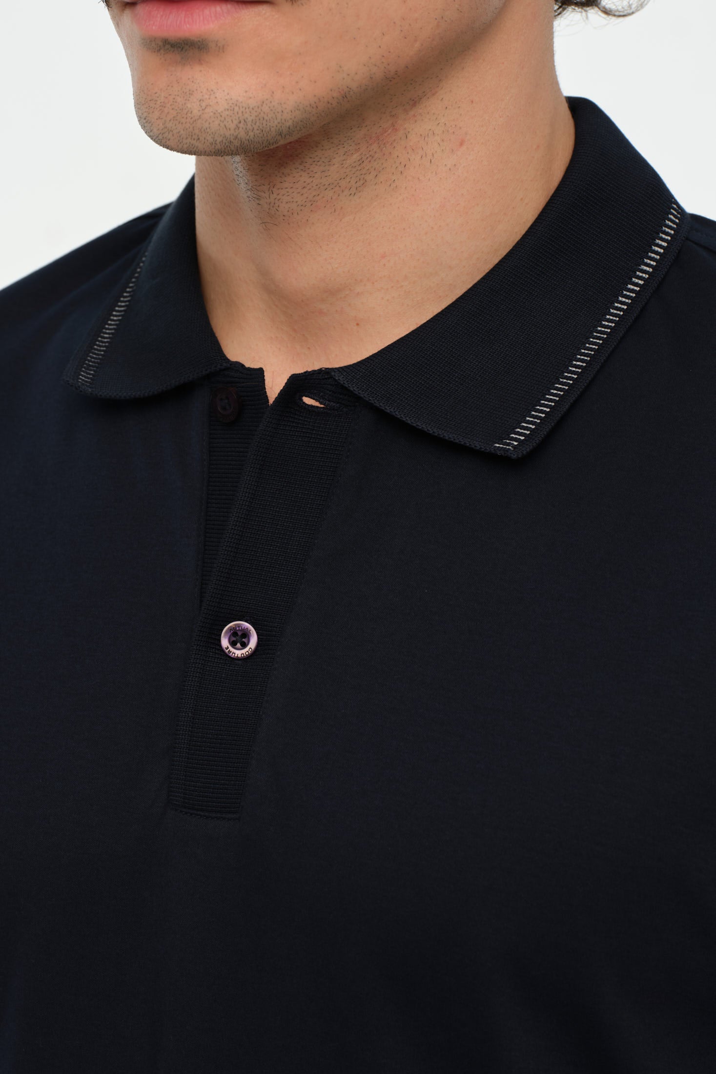 Mercerized Cotton Polo Shirt | Refined Everyday Essential – Model 8034