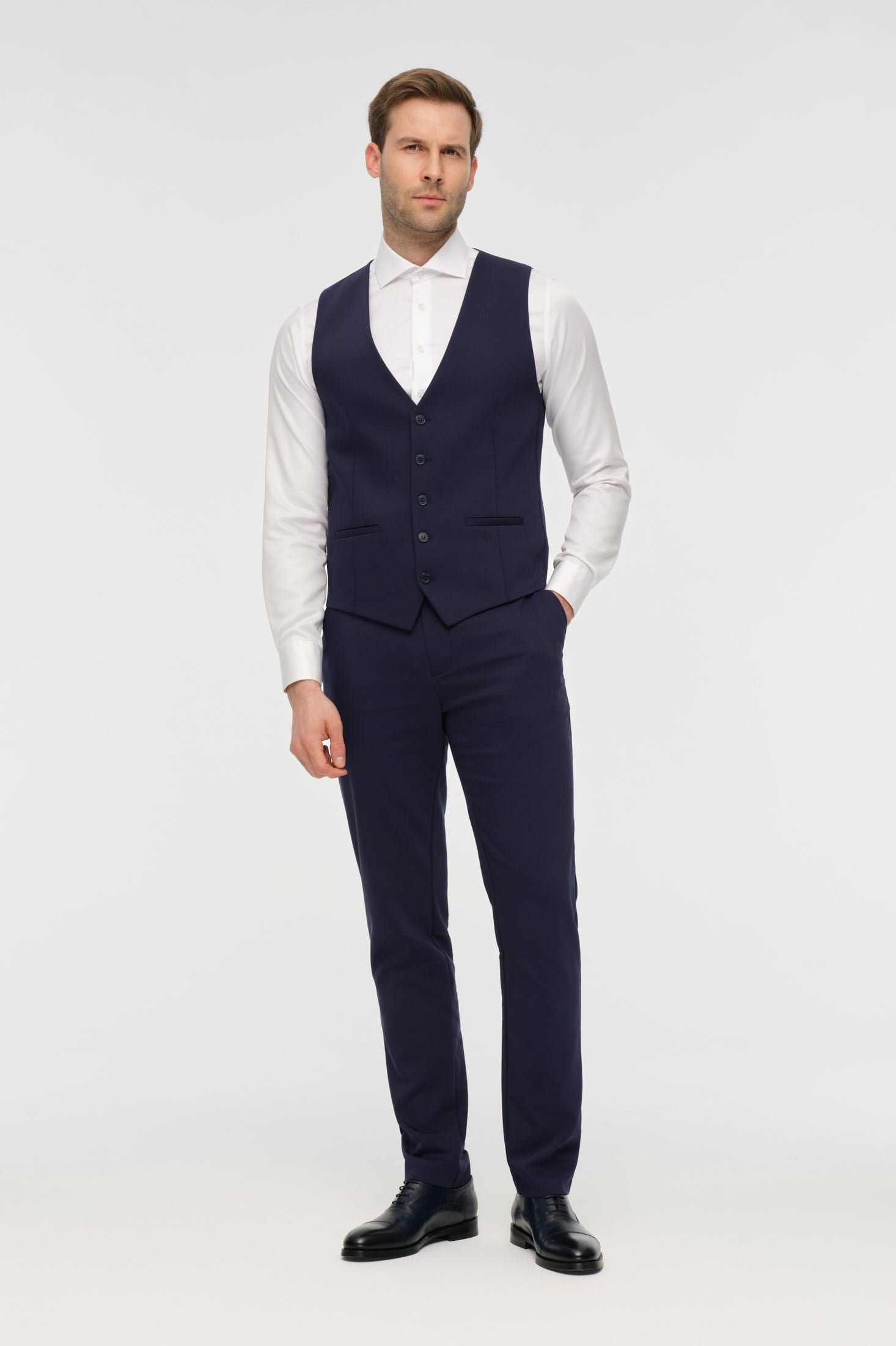 Getailleerd gilet | Clean Formal Essential – Model W-001