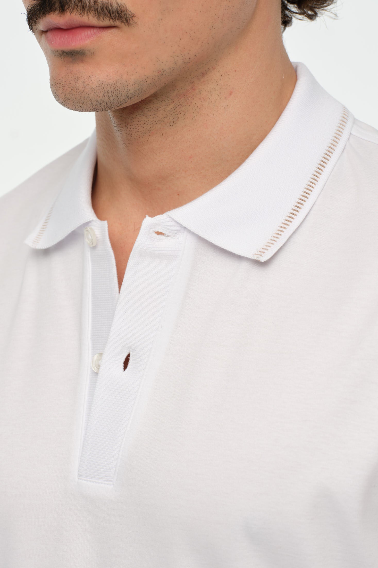 Mercerized Cotton Polo Shirt | Refined Everyday Essential – Model 8034