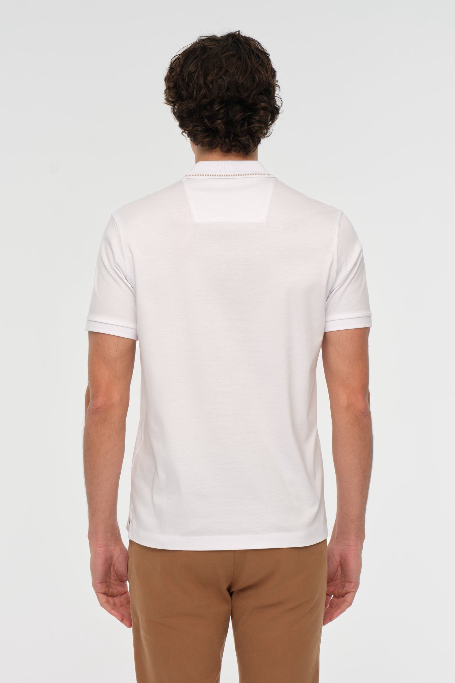 Mercerized Cotton Polo Shirt | Refined Everyday Essential – Model 8034