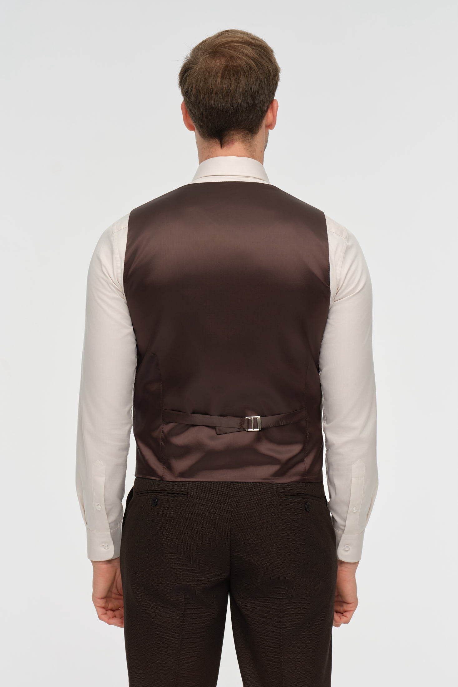Maßgeschneiderte Weste | Wendbares doppelseitiges Design – Modell W-003