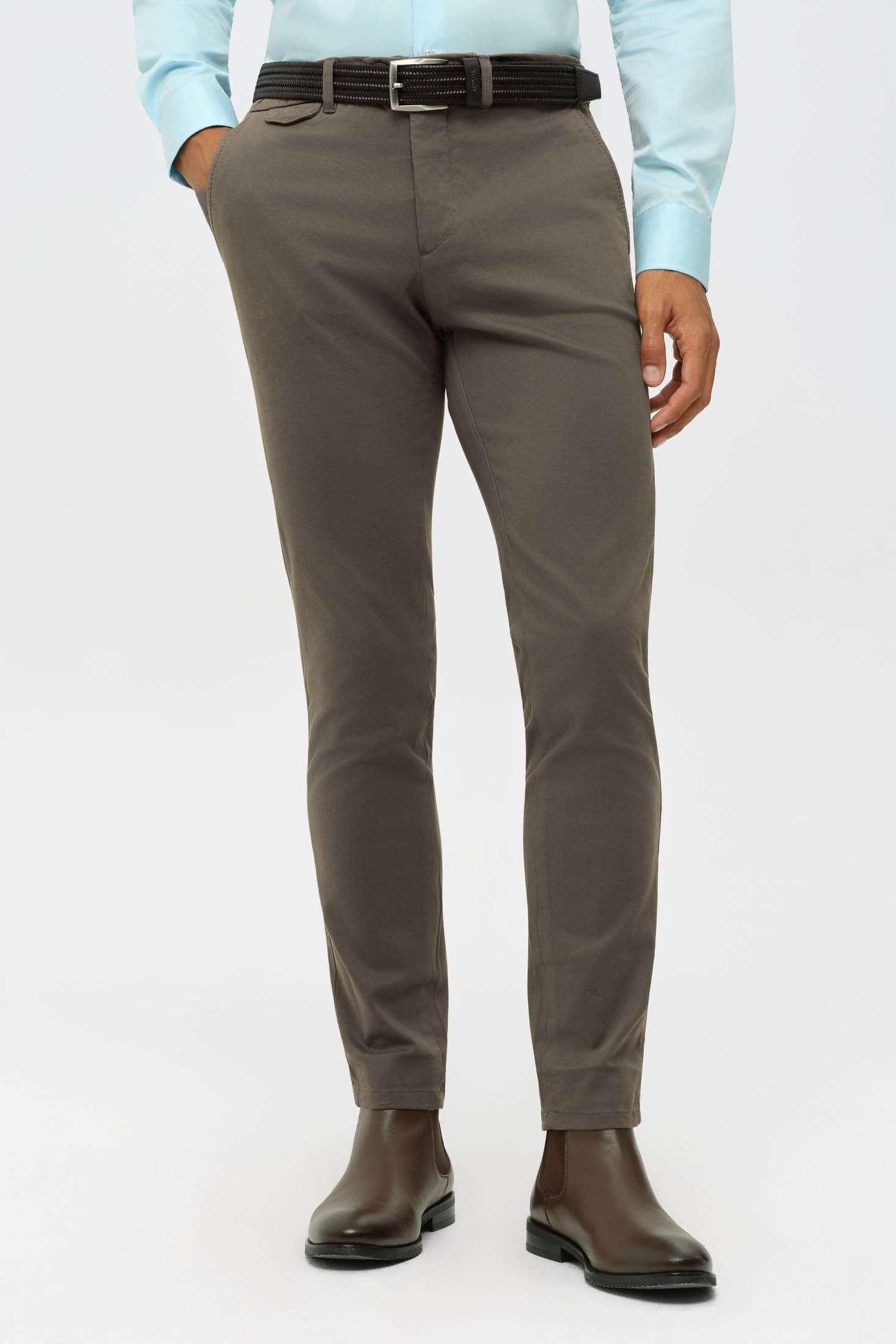 Slim-Fit-Chino-Hose aus Tencel-Mischgewebe für Herren | Modell 1430