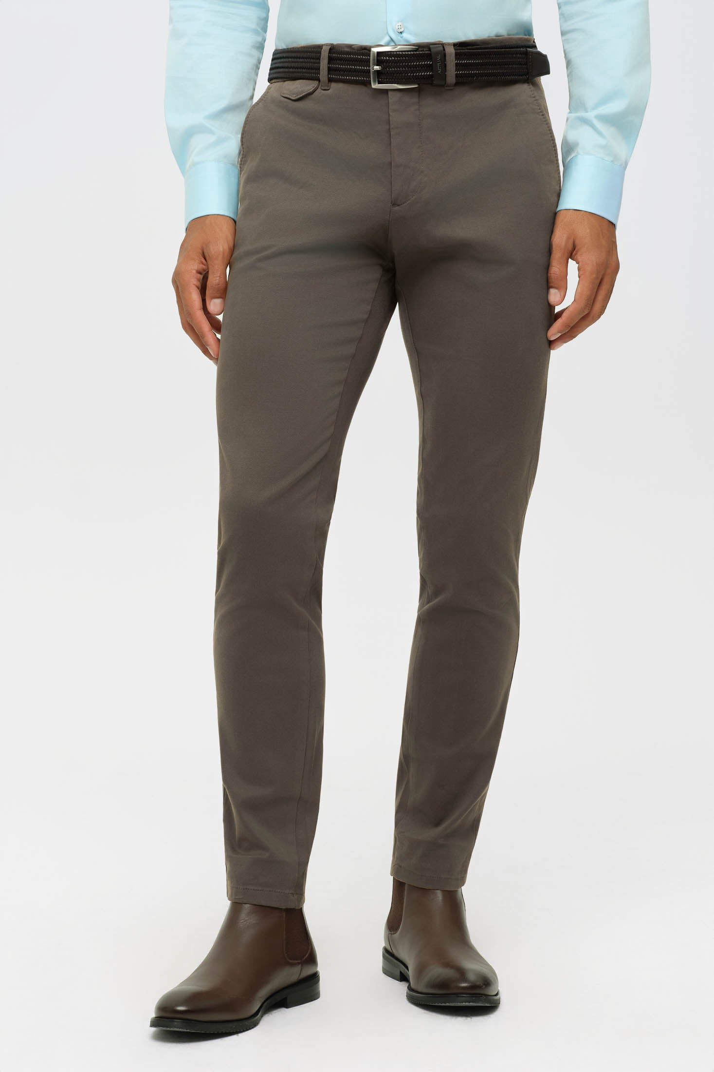 Slim-Fit-Chino-Hose aus Tencel-Mischgewebe für Herren | Modell 1430
