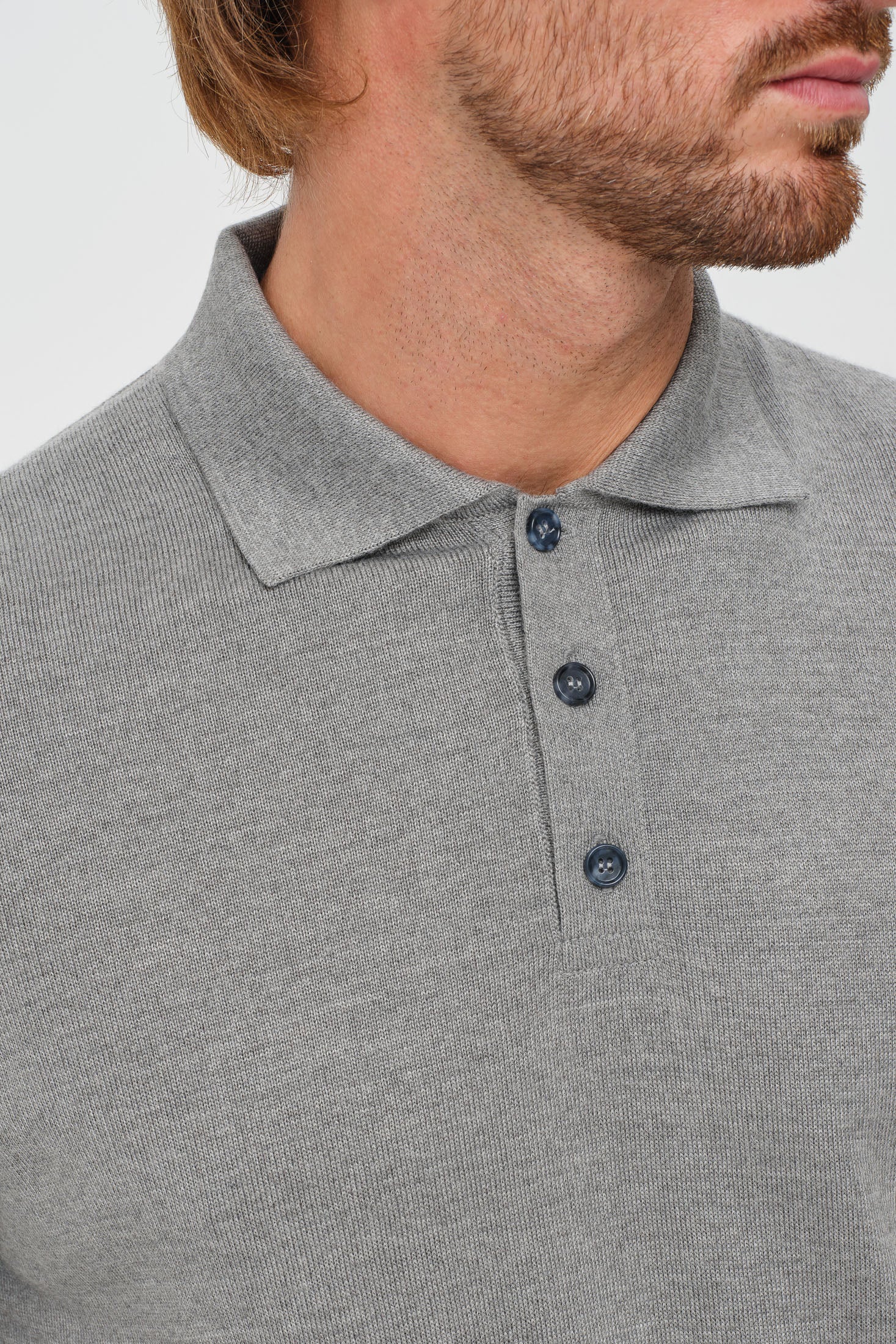 Men’s Premium Long-Sleeve Knit Pullover – Wool Blend Comfort | Style 8014