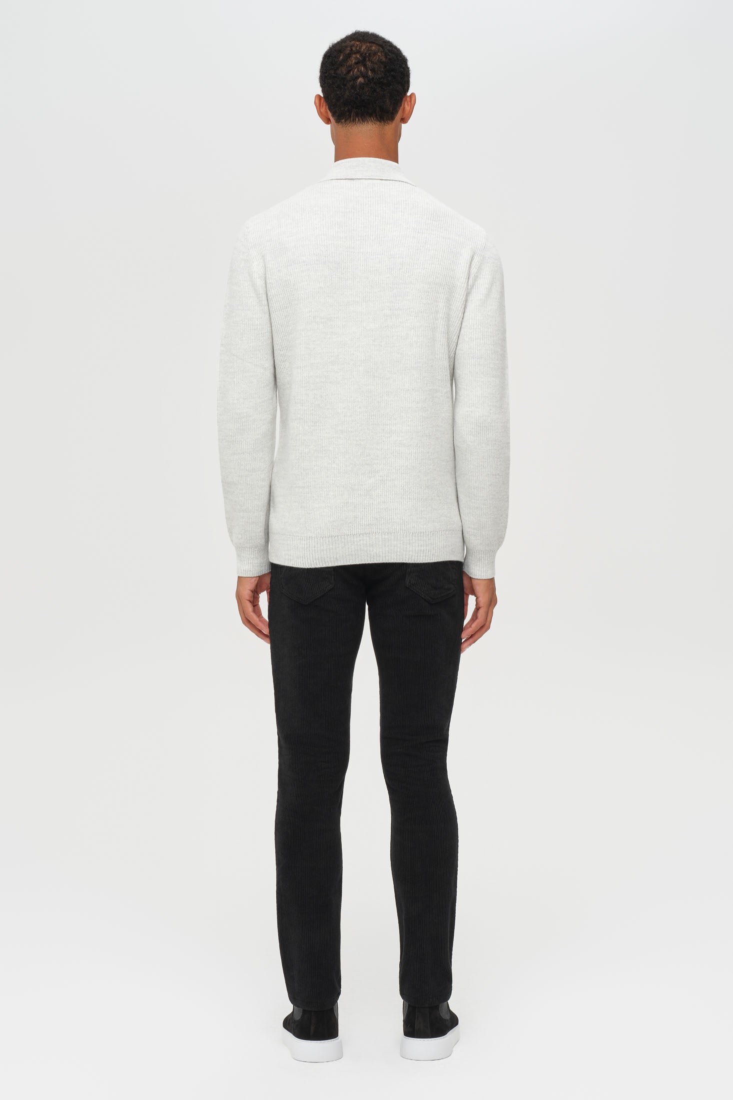 Hochwertiger Herren-Strickpullover mit halbem Reißverschluss – Weiches Stretchmaterial | Modell 8024