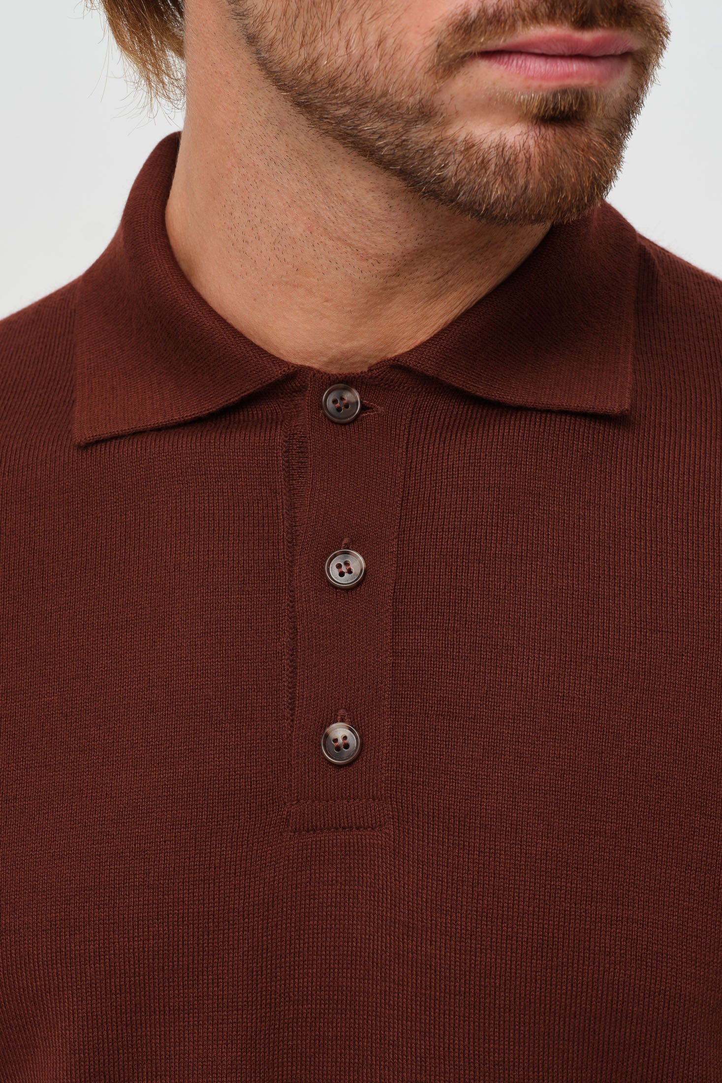 Men’s Premium Long-Sleeve Knit Pullover – Wool Blend Comfort | Style 8014