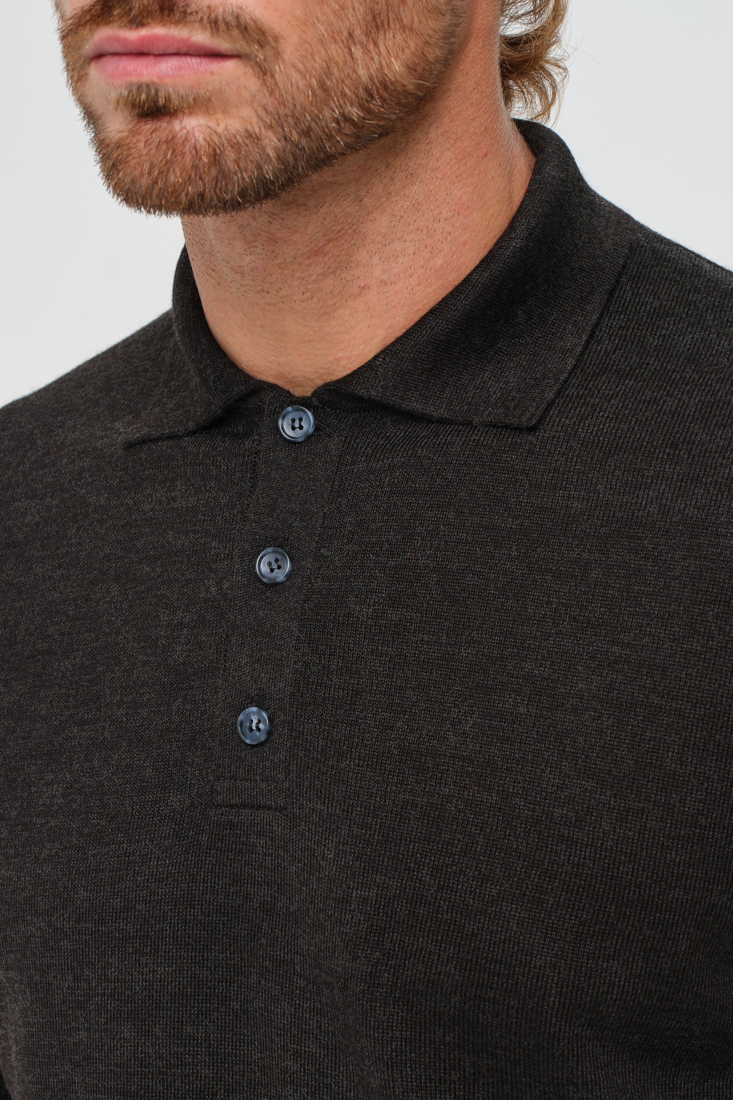 Men’s Premium Long-Sleeve Knit Pullover – Wool Blend Comfort | Style 8014