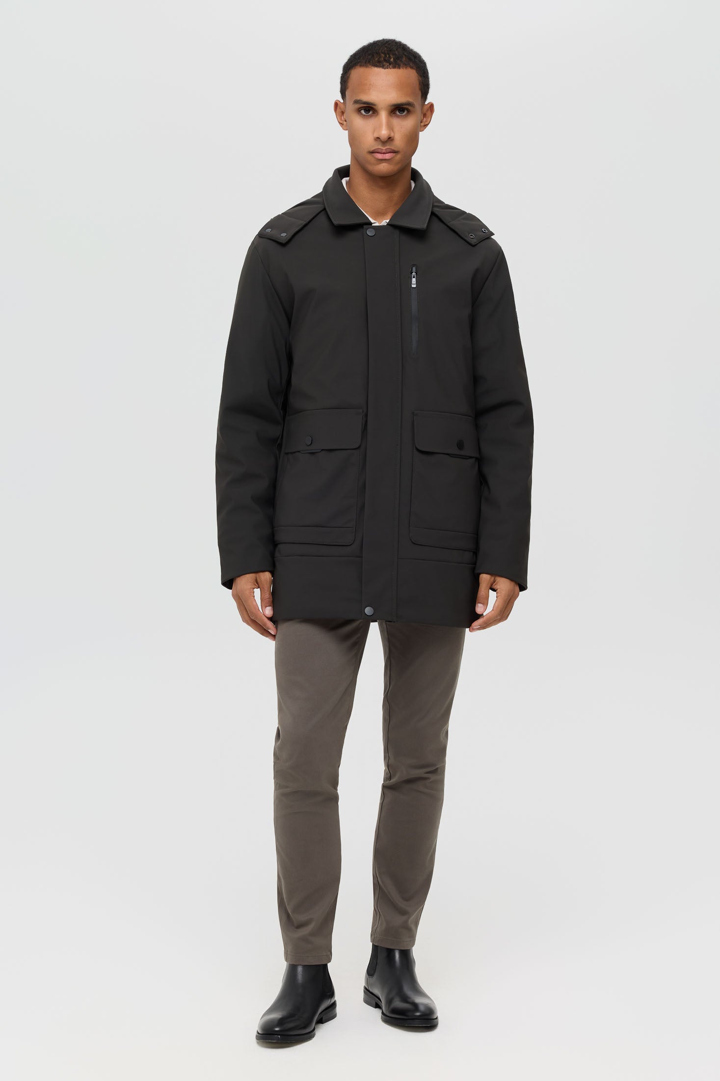 Hochwertiger Herren-Steppmantel – Technisches Isoliergewebe | Modell 6062