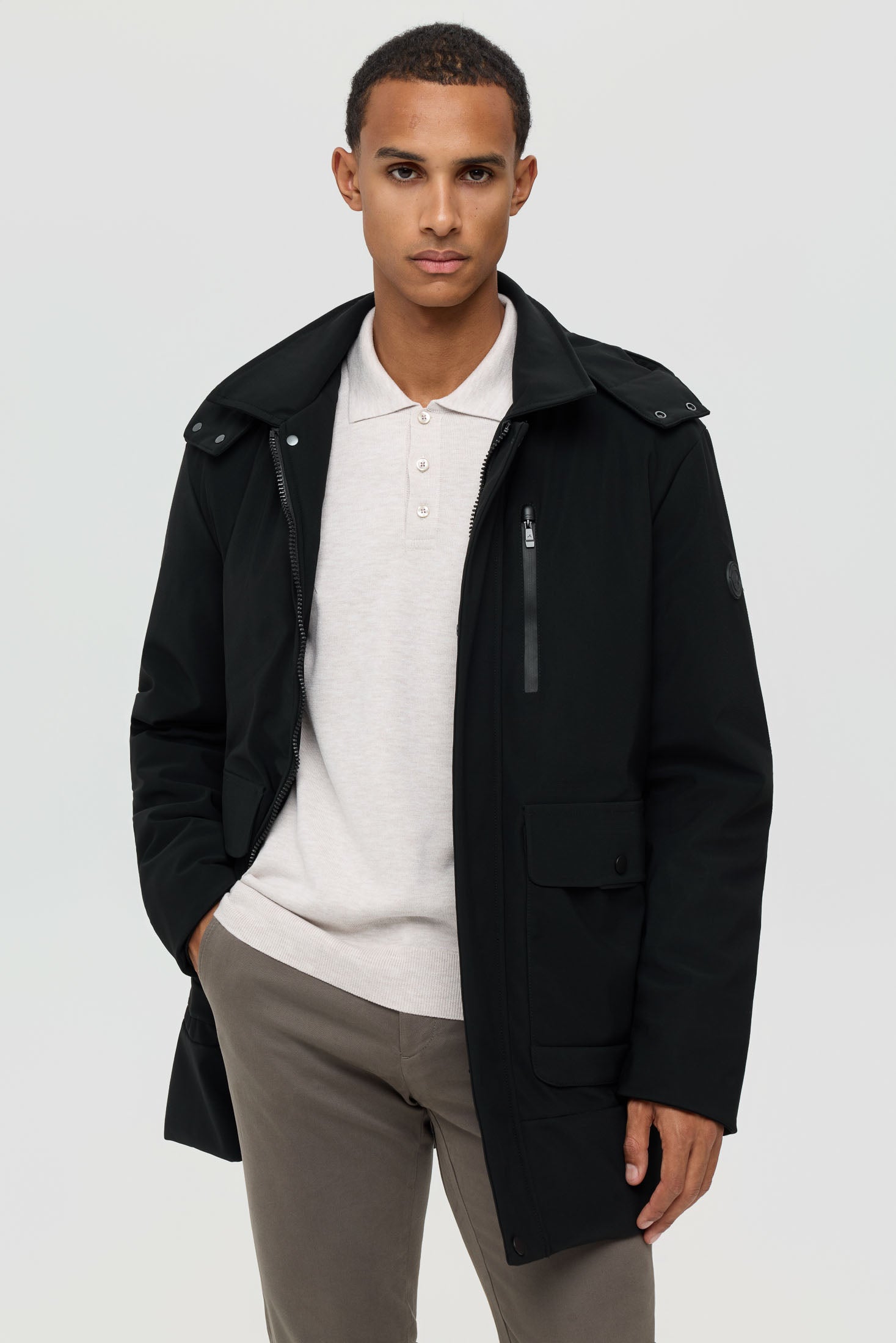 Hochwertiger Herren-Steppmantel – Technisches Isoliergewebe | Modell 6062