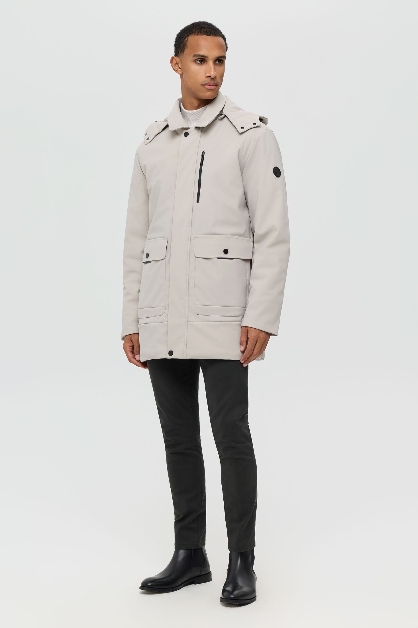 Hochwertiger Herren-Steppmantel – Technisches Isoliergewebe | Modell 6062