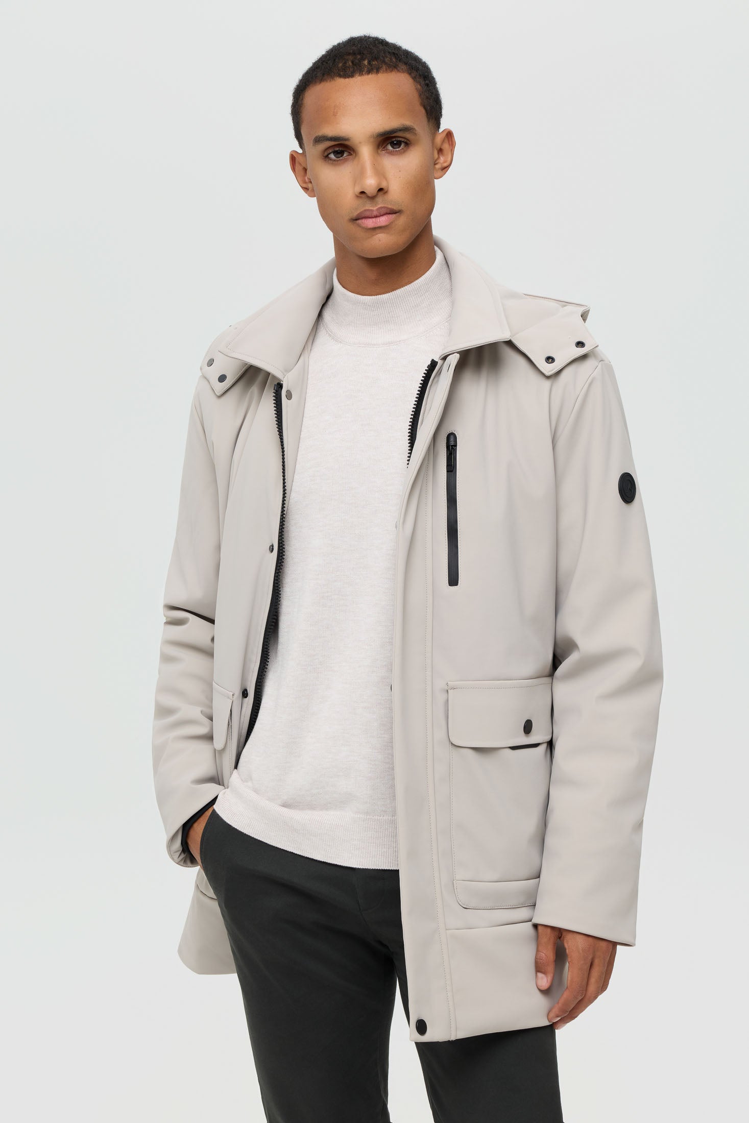 Hochwertiger Herren-Steppmantel – Technisches Isoliergewebe | Modell 6062