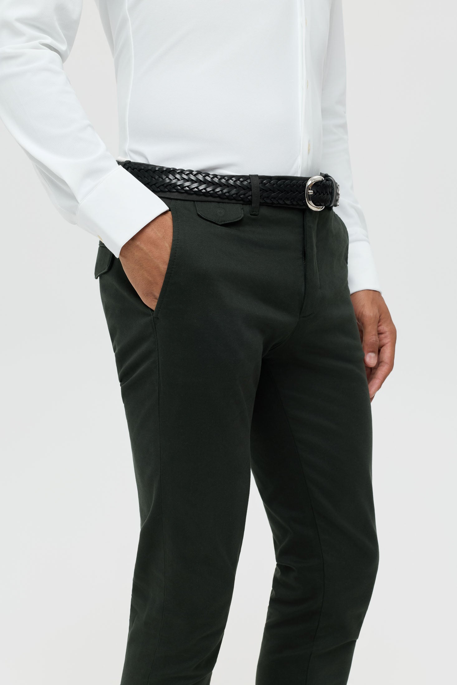 Slim-Fit-Chino-Hose aus Tencel-Mischgewebe für Herren | Modell 1430