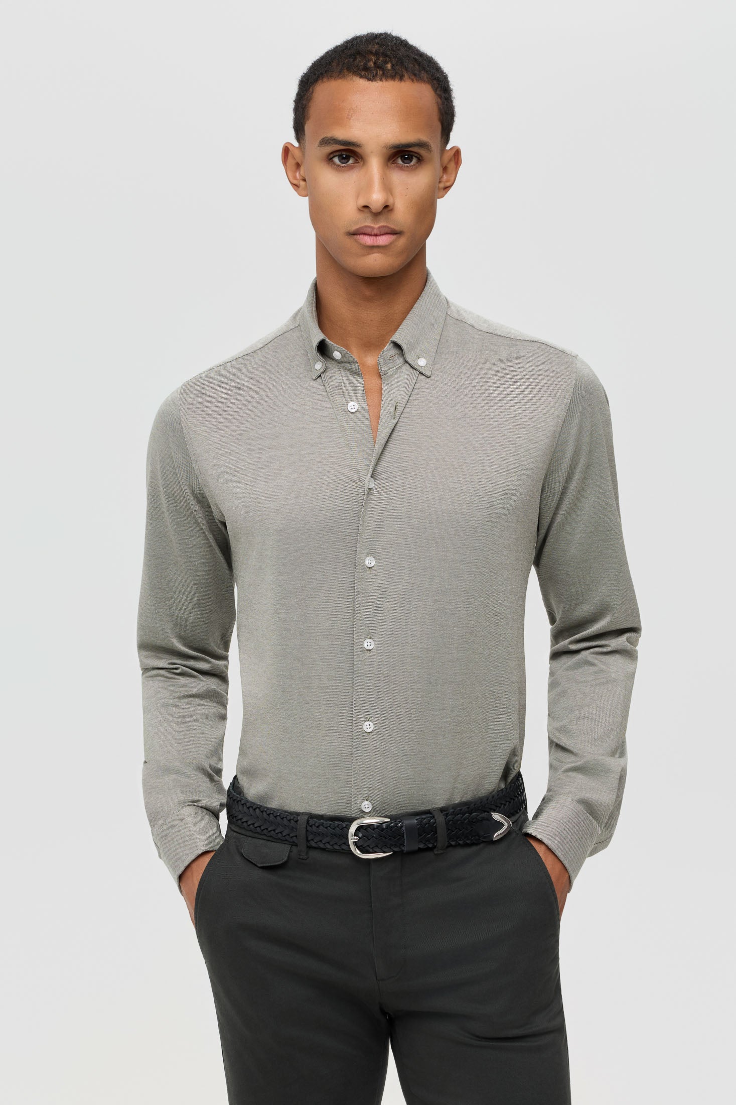 Men’s Premium Business Shirt – Stretch Cotton Comfort | Style 25-041