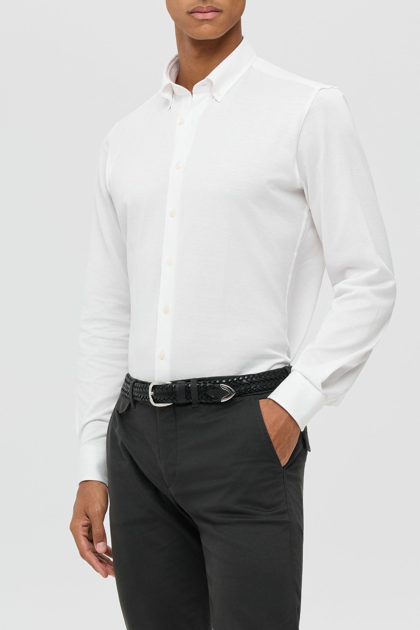 Men’s Premium Business Shirt – Full Stretch Performance Fabric | Style 25-008