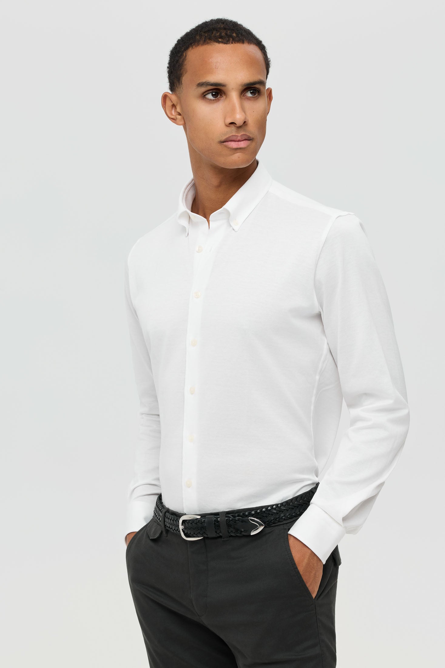Men’s Premium Business Shirt – Stretch Cotton Comfort | Style 25-008