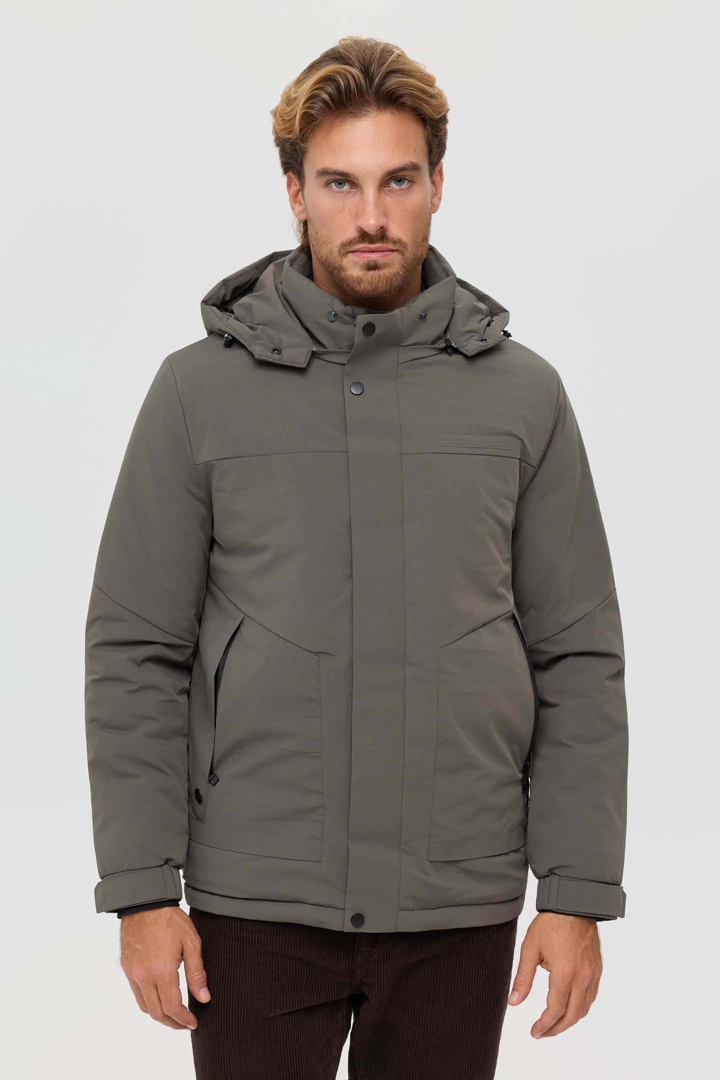 Men's Premium Puffer Coat – Technical Insulated Fabric | Style 6061
