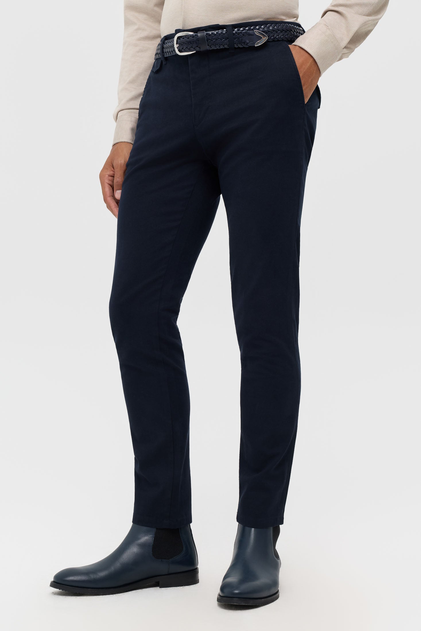 Slim-Fit-Chino-Hose aus Tencel-Mischgewebe für Herren | Modell 1430
