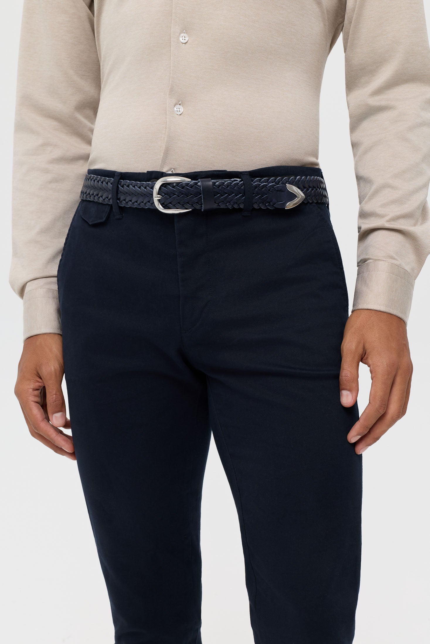 Slim-Fit-Chino-Hose aus Tencel-Mischgewebe für Herren | Modell 1430