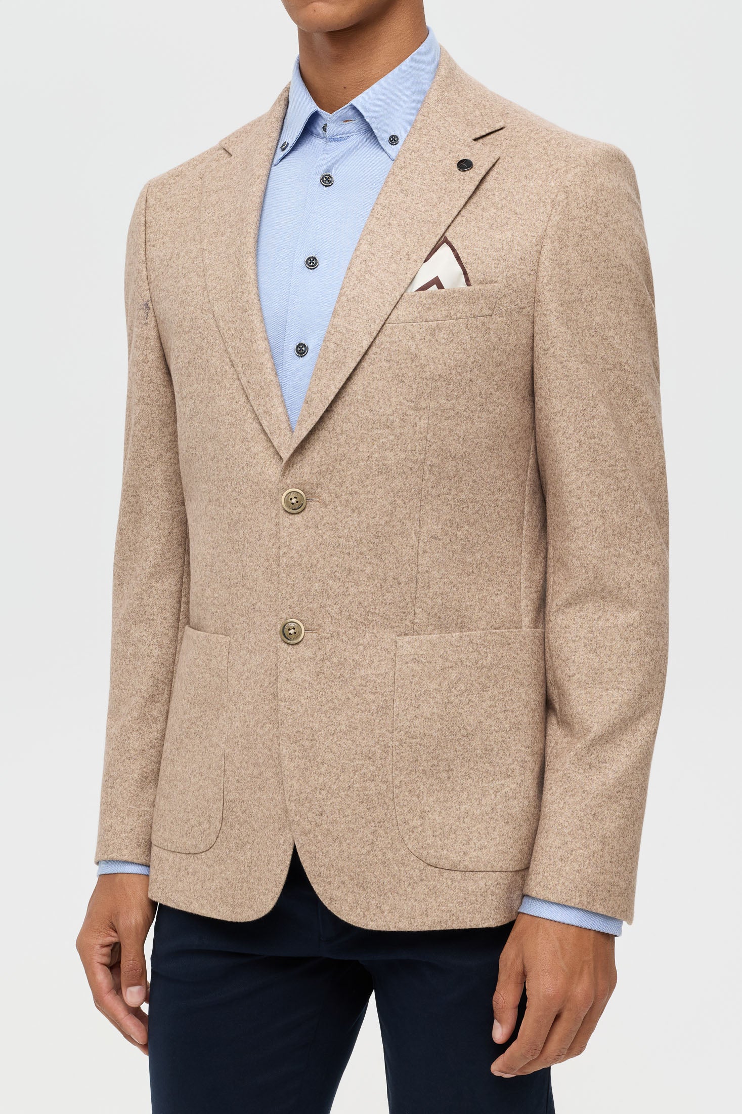 Men’s Premium Knit Blazer – Modern Stretch Comfort | Style 7187