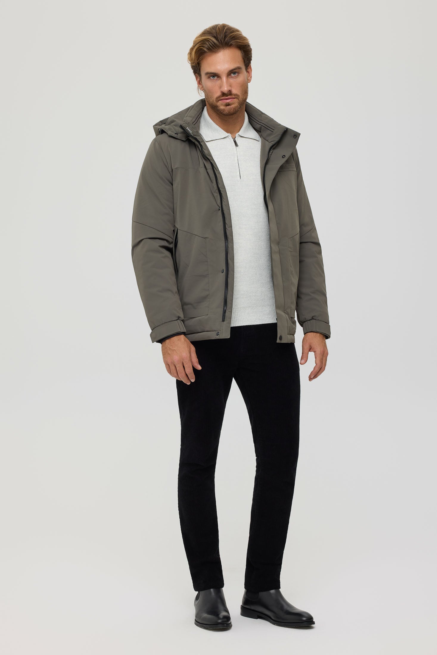 Men's Premium Puffer Coat – Technical Insulated Fabric | Style 6061