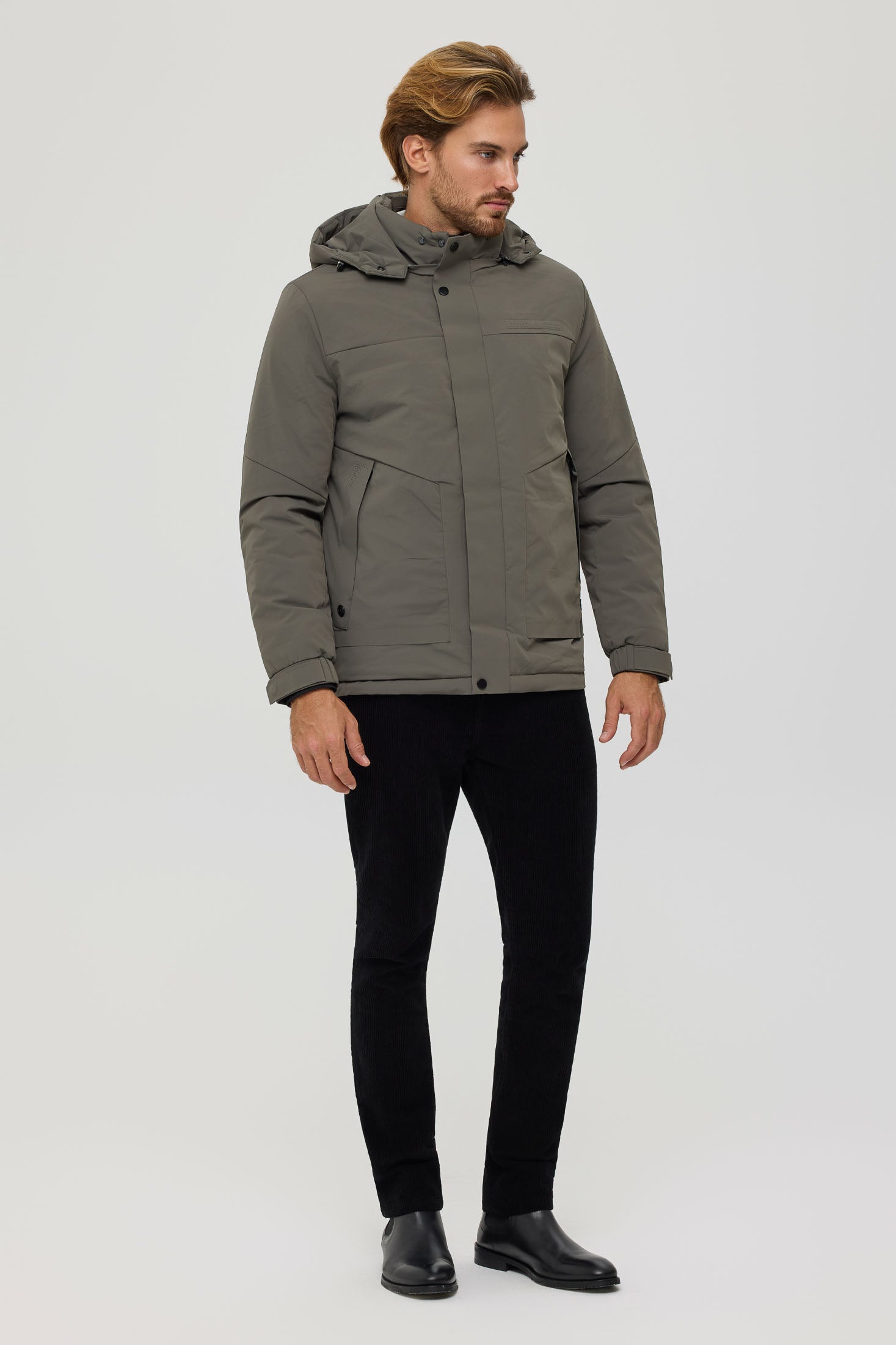 Men's Premium Puffer Coat – Technical Insulated Fabric | Style 6061