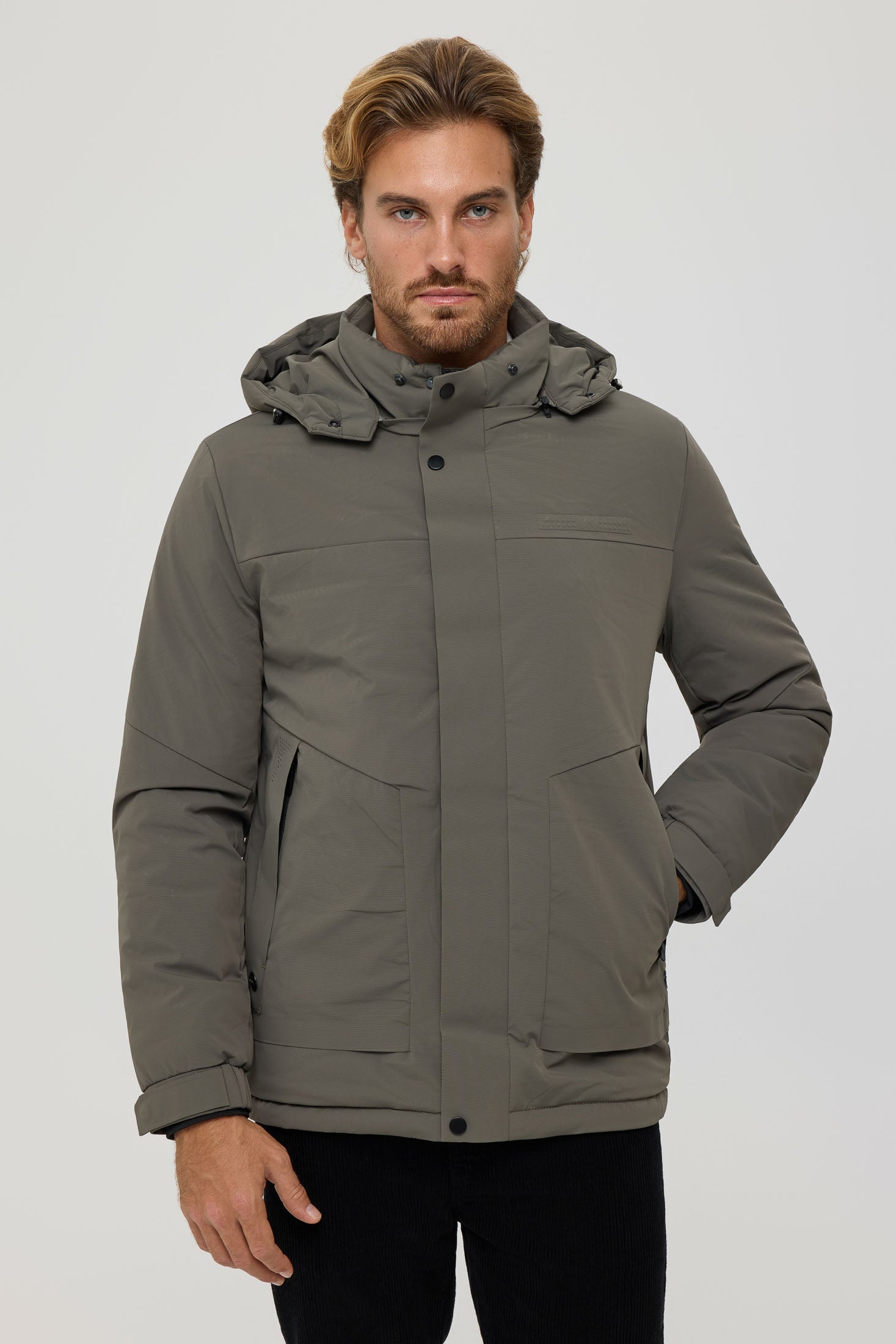 Men's Premium Puffer Coat – Technical Insulated Fabric | Style 6061