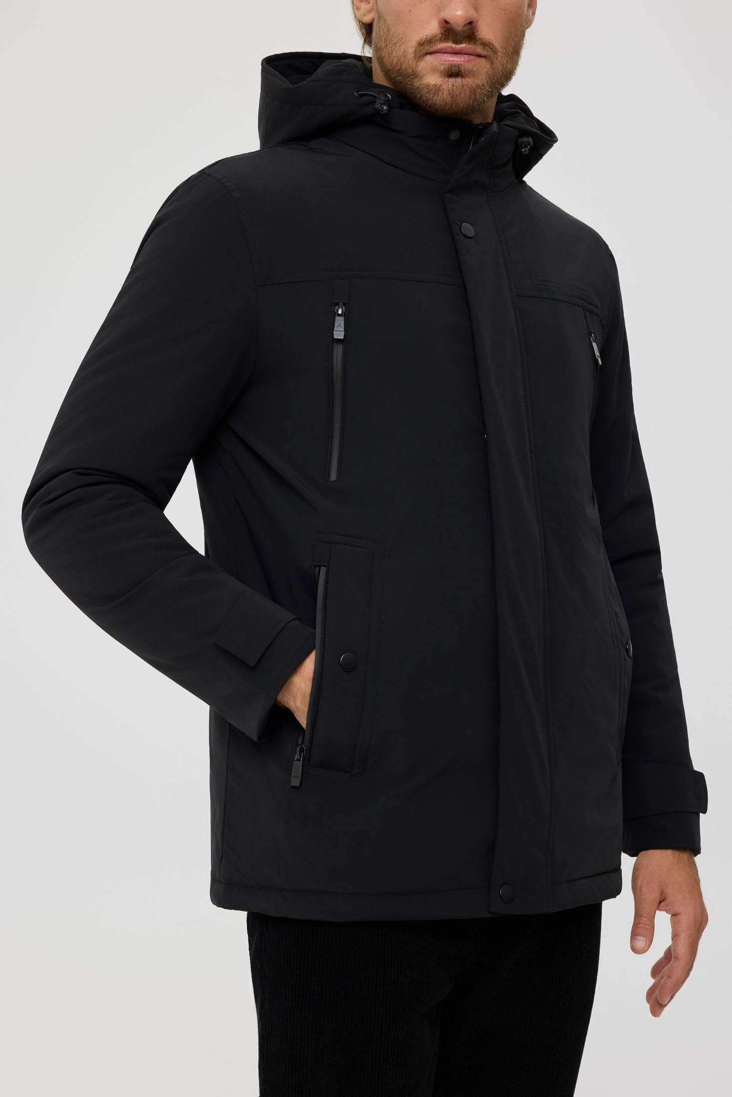 Hochwertiger Herren-Steppmantel – Technisches Isoliergewebe | Modell 6060