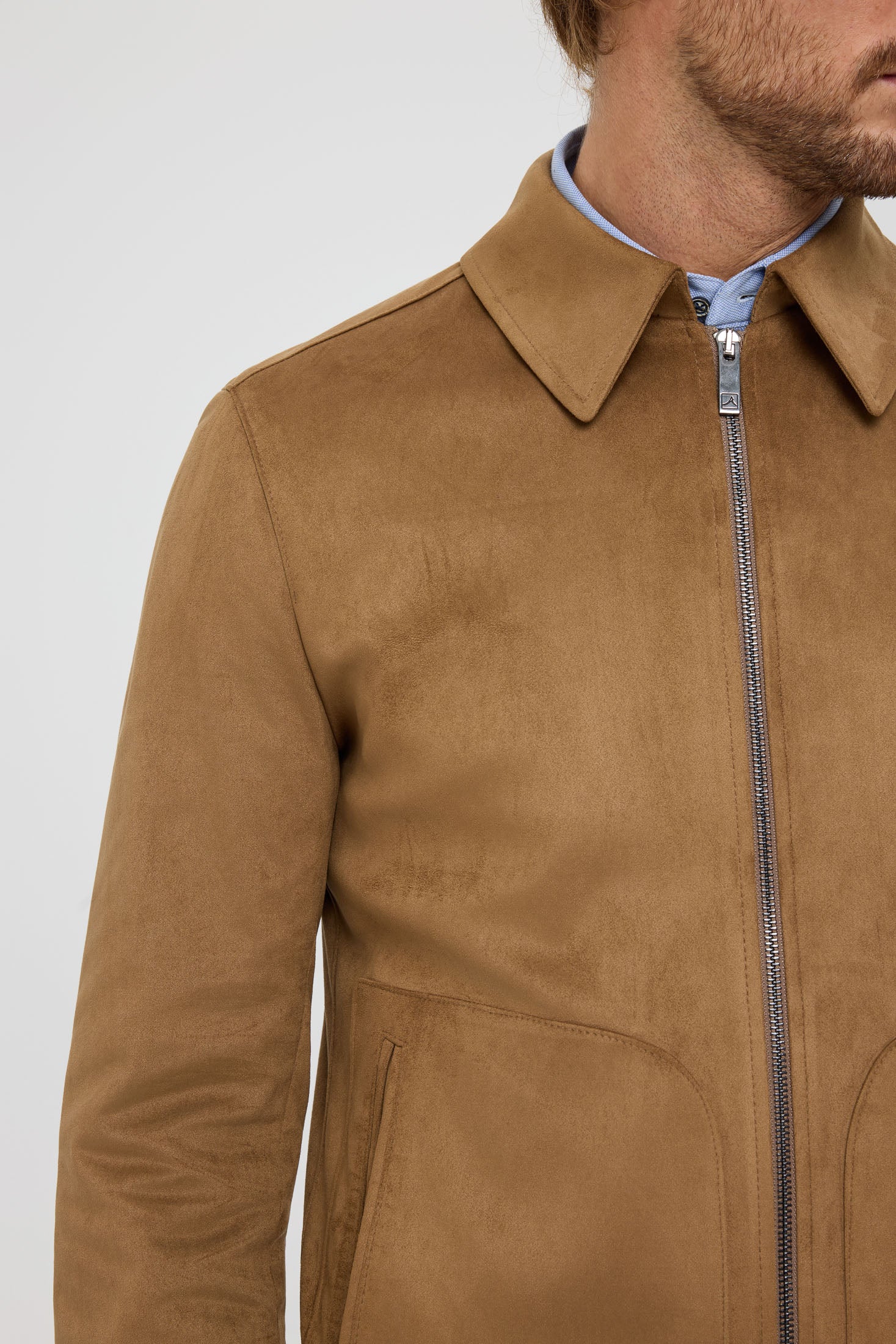 Men's Premium Jacket – Suede-Effect Nubuck Finish | Style 6063