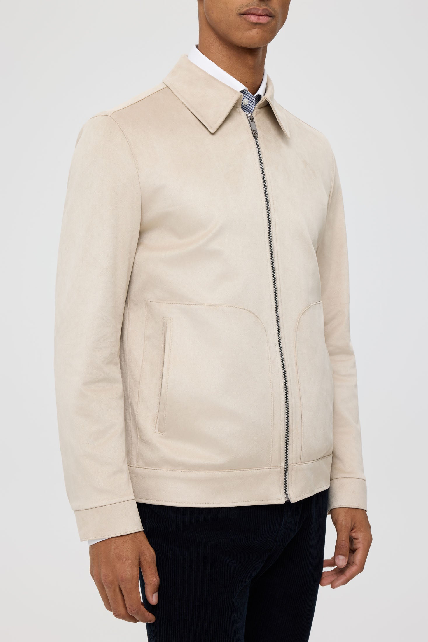 Men's Premium Jacket – Suede-Effect Nubuck Finish | Style 6063