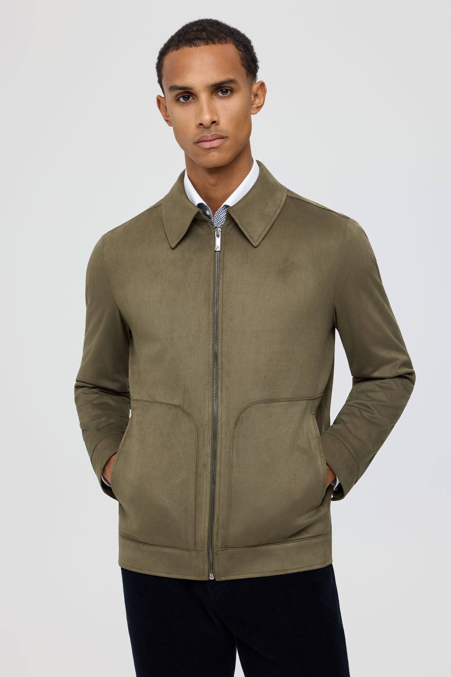 Men's Premium Jacket – Suede-Effect Nubuck Finish | Style 6063