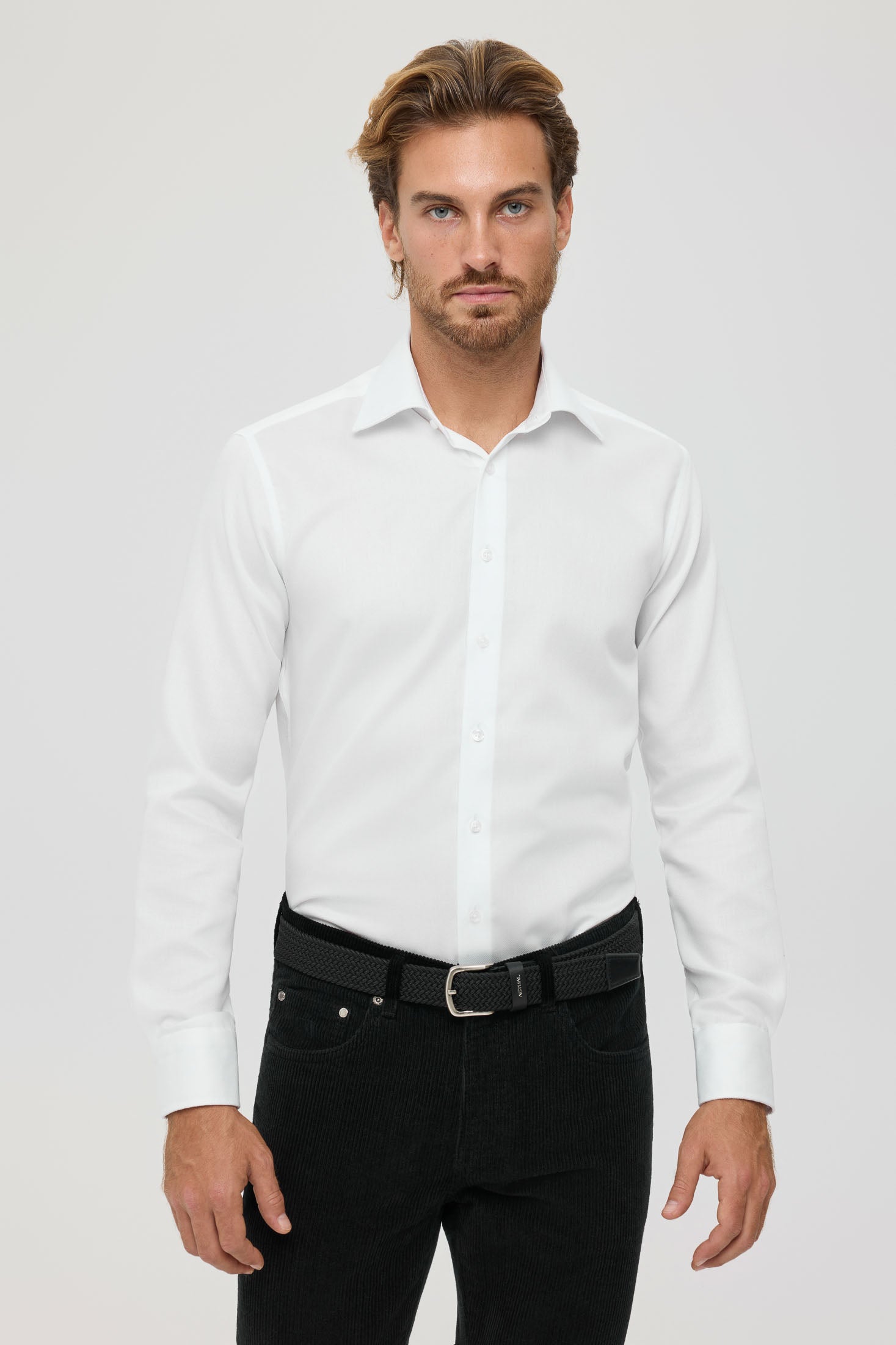 Men’s Premium Business Shirt – Non Iron Textured Weave | Style 25-014