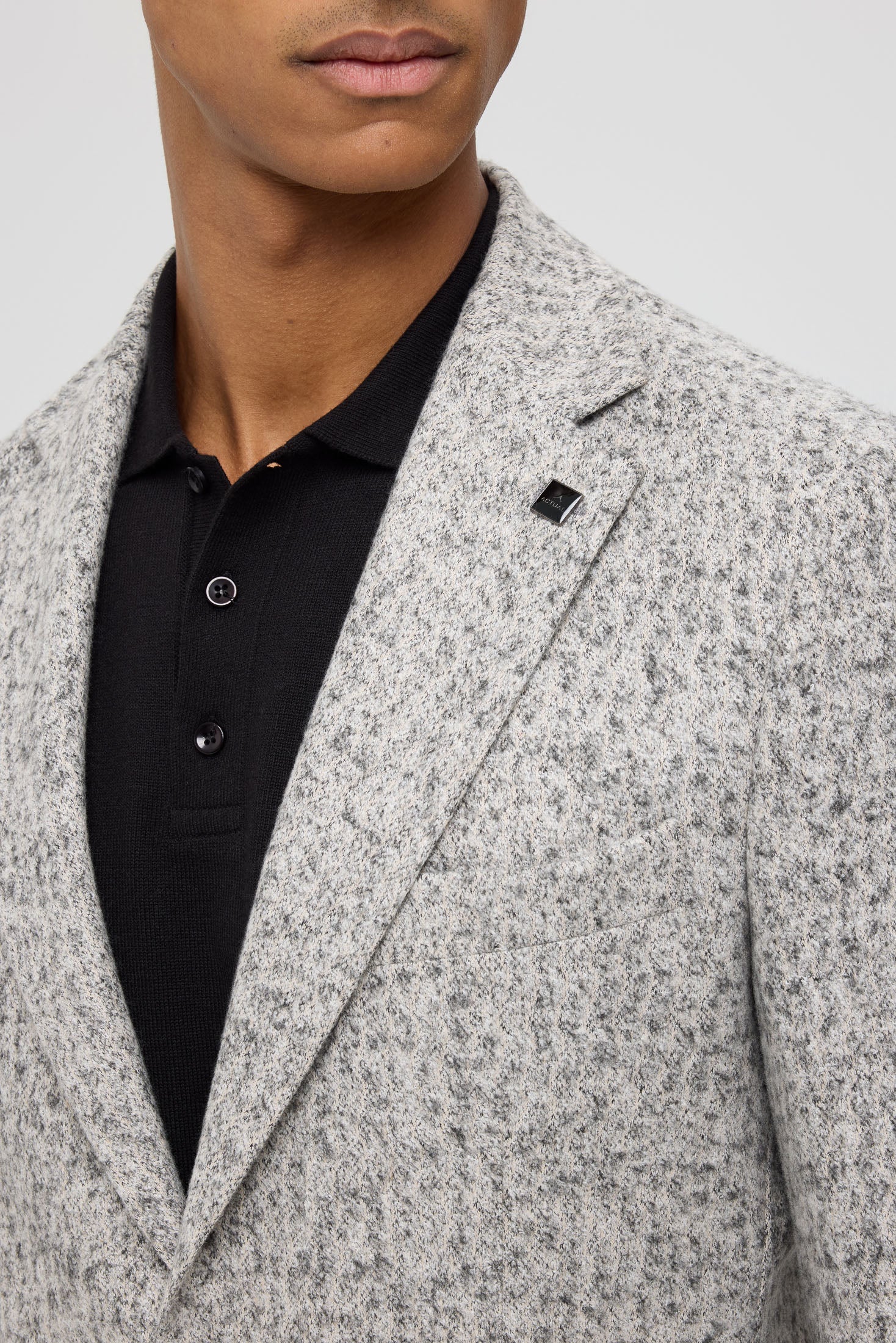 Men’s Premium Knit Blazer – Textured Stretch Comfort | Style 7179