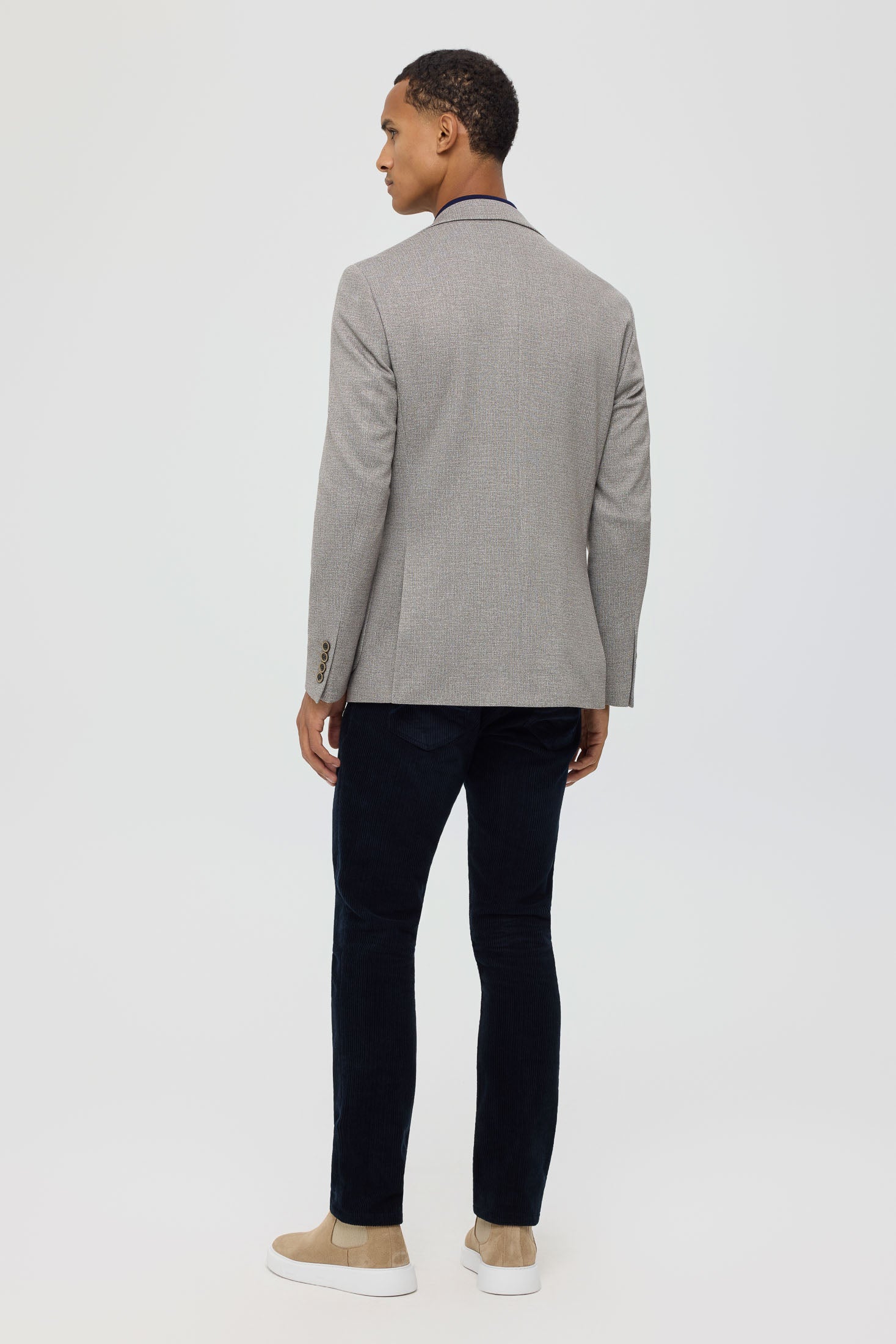 Men’s Premium Knit Blazer – Micro Texture | Style 7188