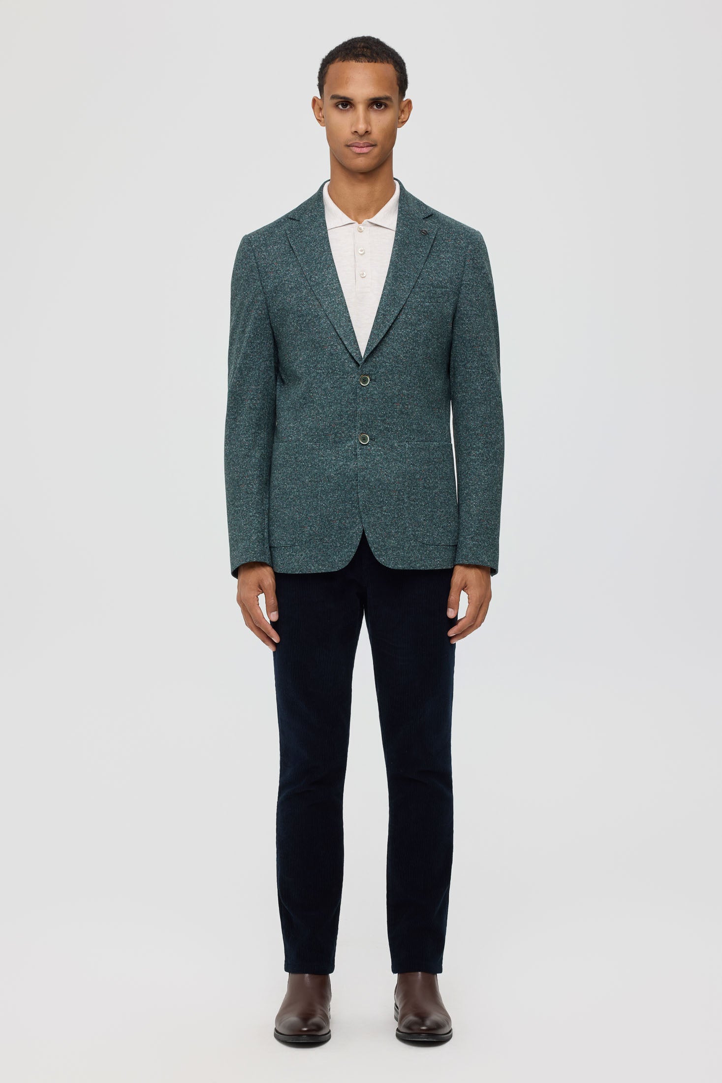 Men’s Premium Knit Blazer – Heritage Texture | Style 7184