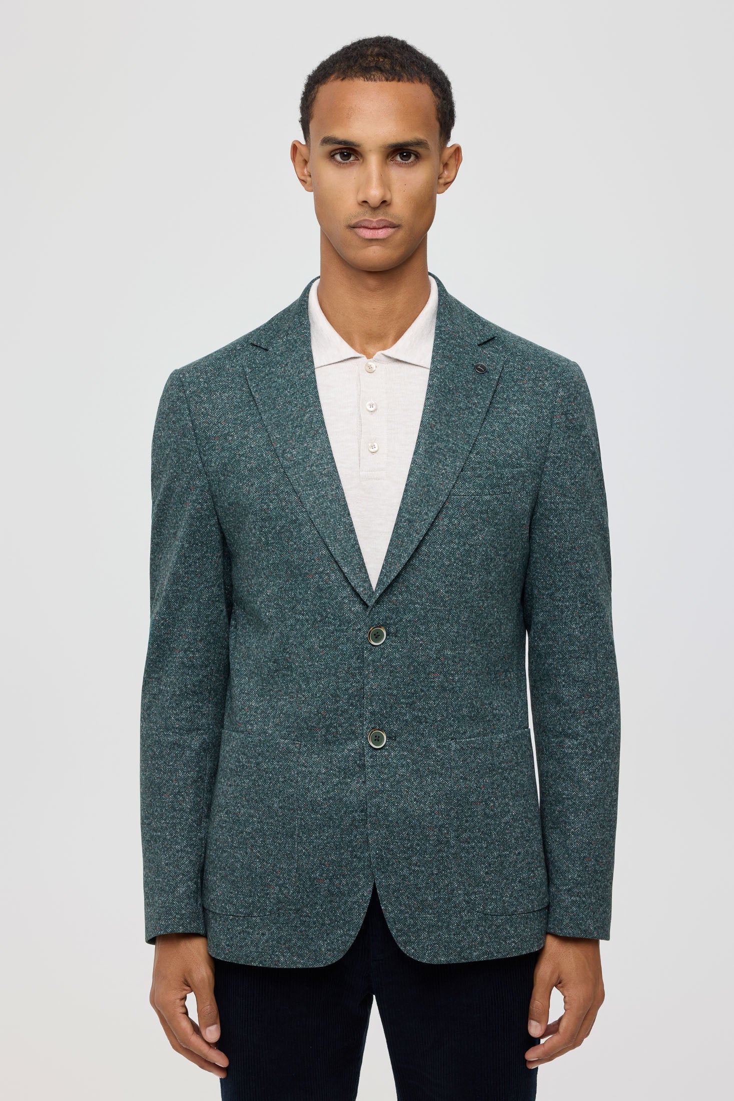 Men’s Premium Knit Blazer – Heritage Texture | Style 7184
