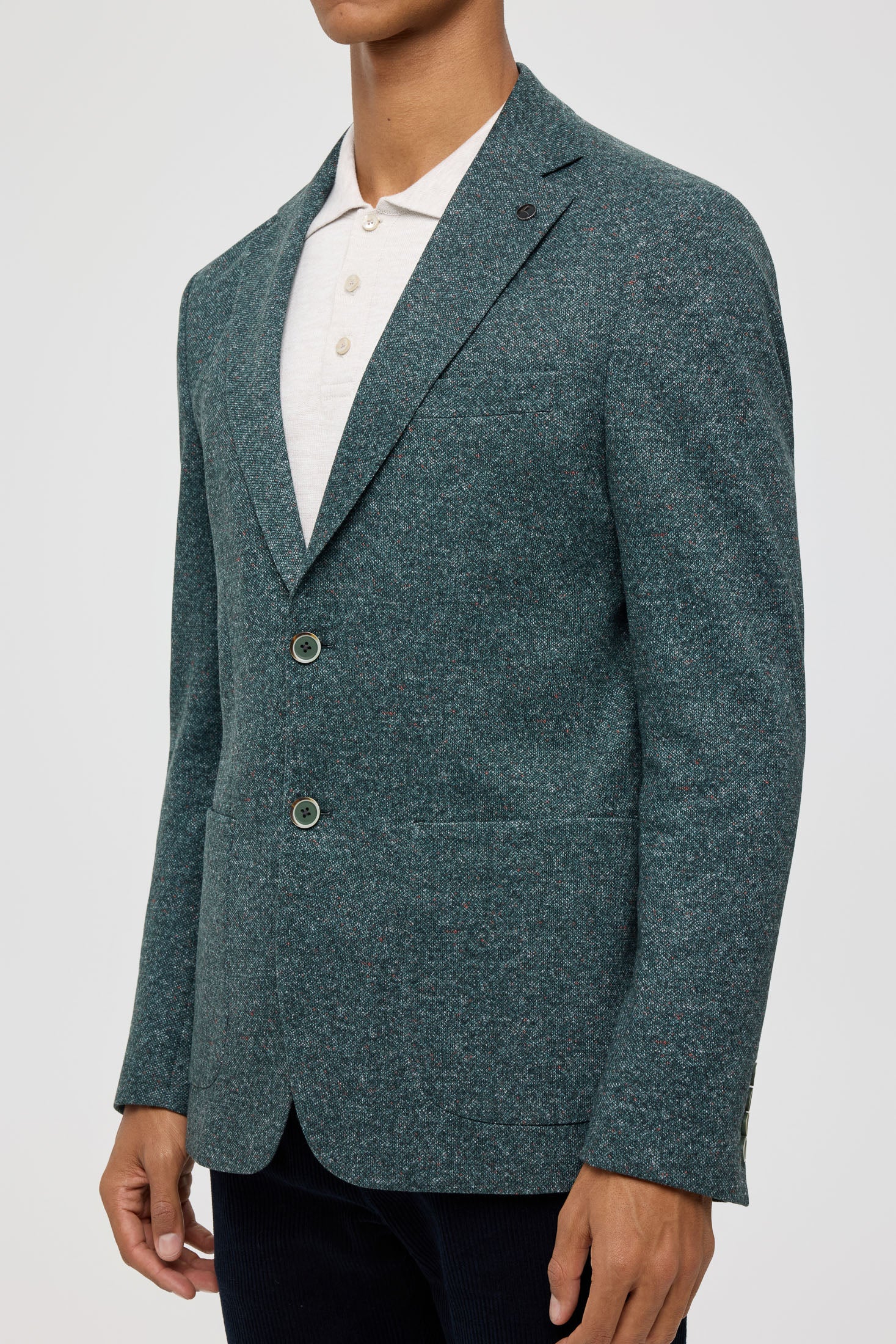 Men’s Premium Knit Blazer – Heritage Texture | Style 7184