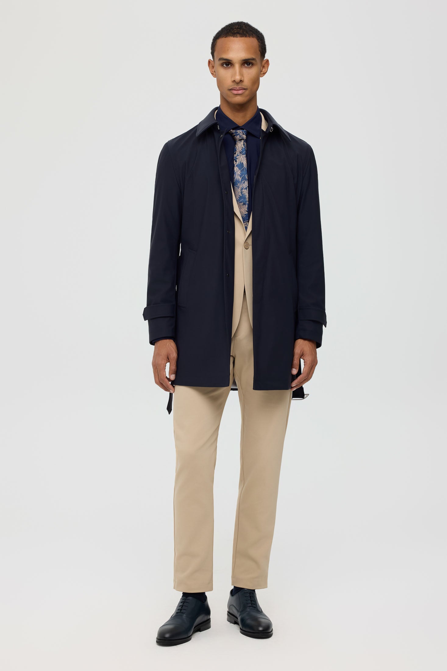 Men's Premium Trench Coat – Technical Stretch Fabric | Style 6064