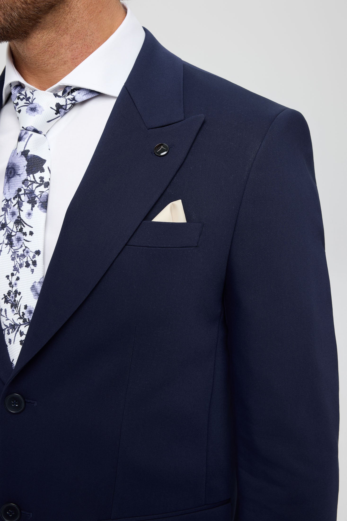 Men’s Modern Tailored Suit – Stretch Cotton Elegance | Style 4073