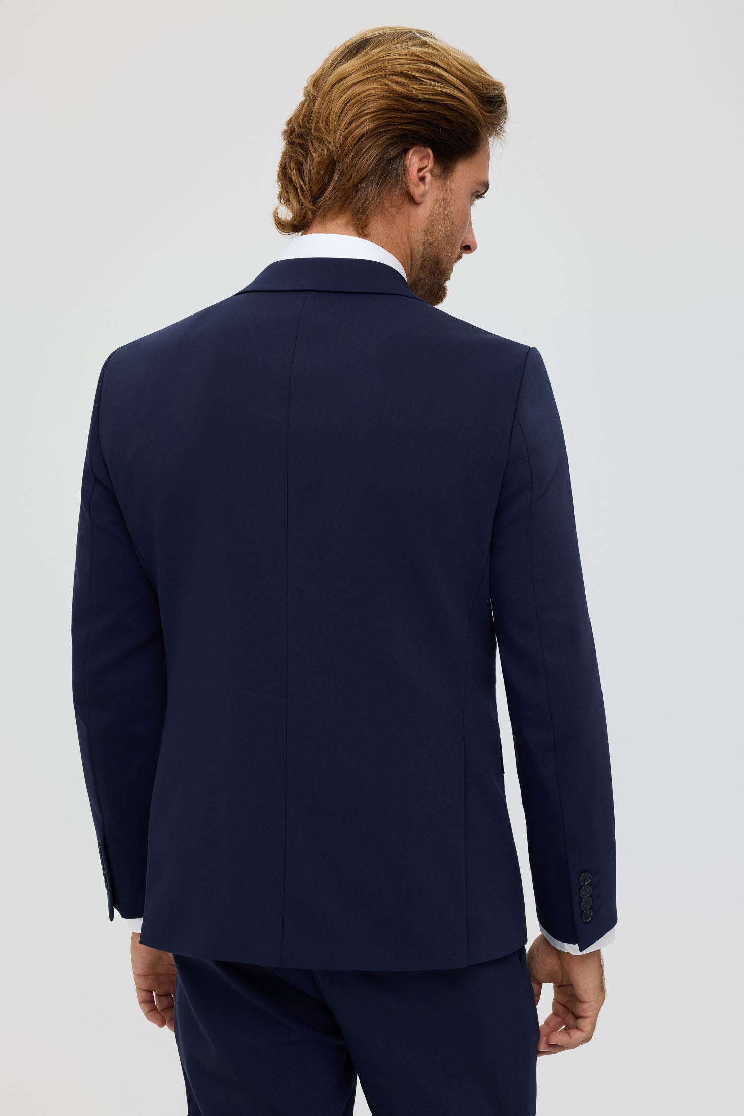 Men’s Modern Tailored Suit – Stretch Cotton Elegance | Style 4073