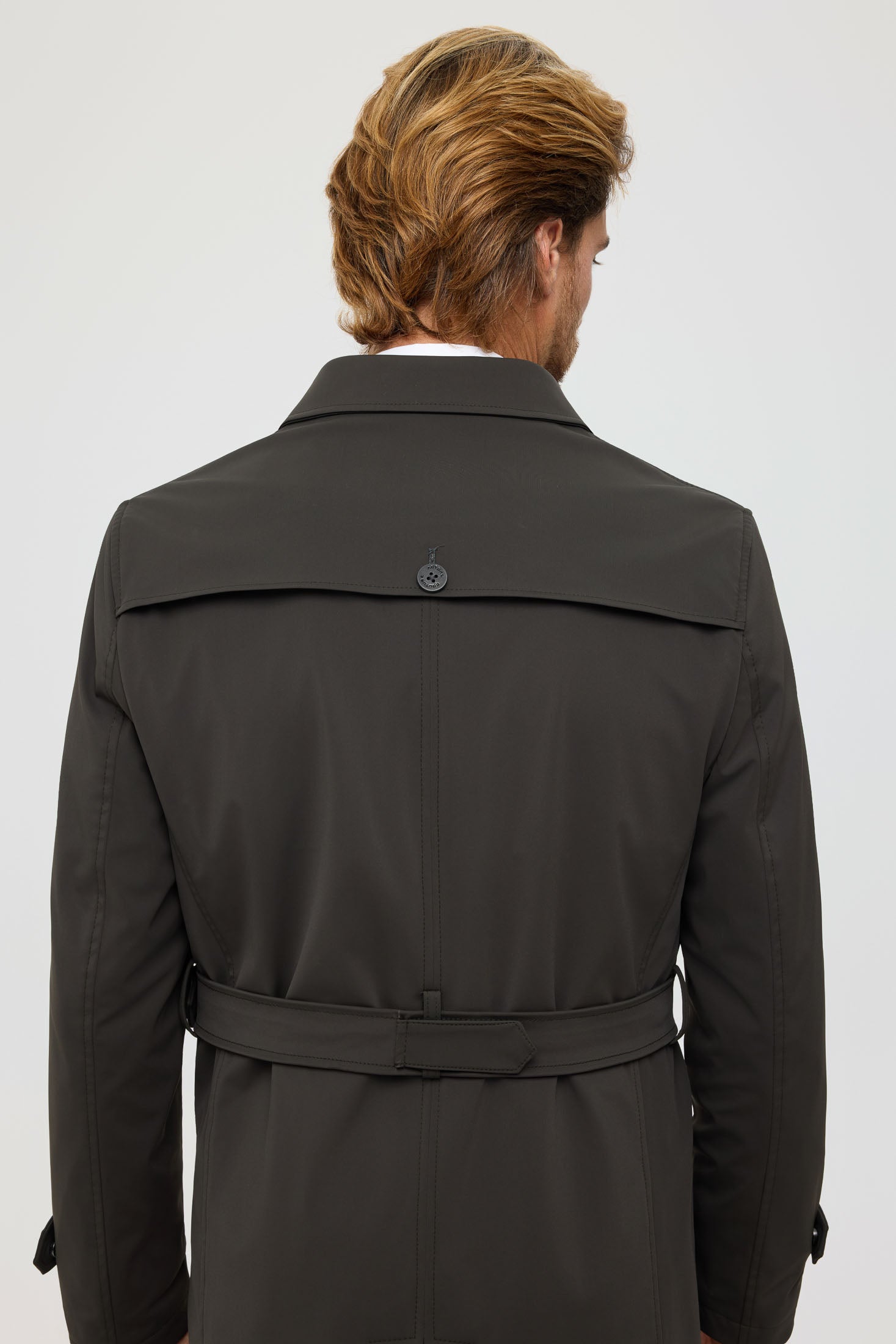 Men's Premium Trench Coat – Technical Stretch Fabric | Style 6064