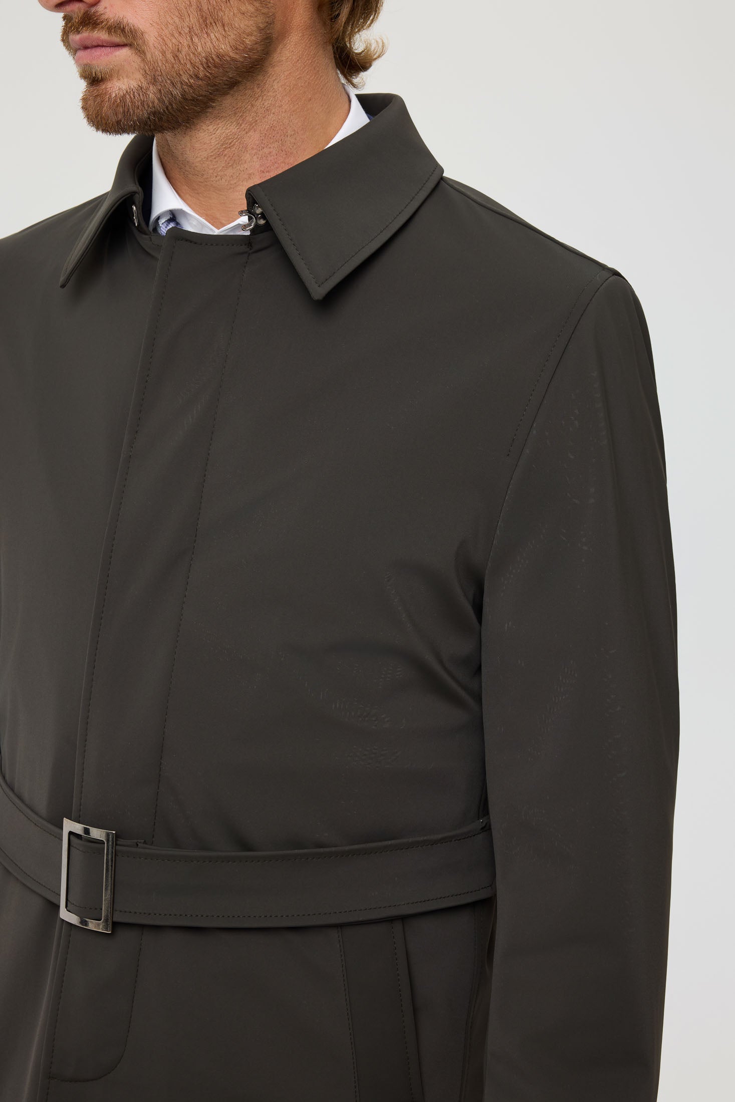 Men's Premium Trench Coat – Technical Stretch Fabric | Style 6064