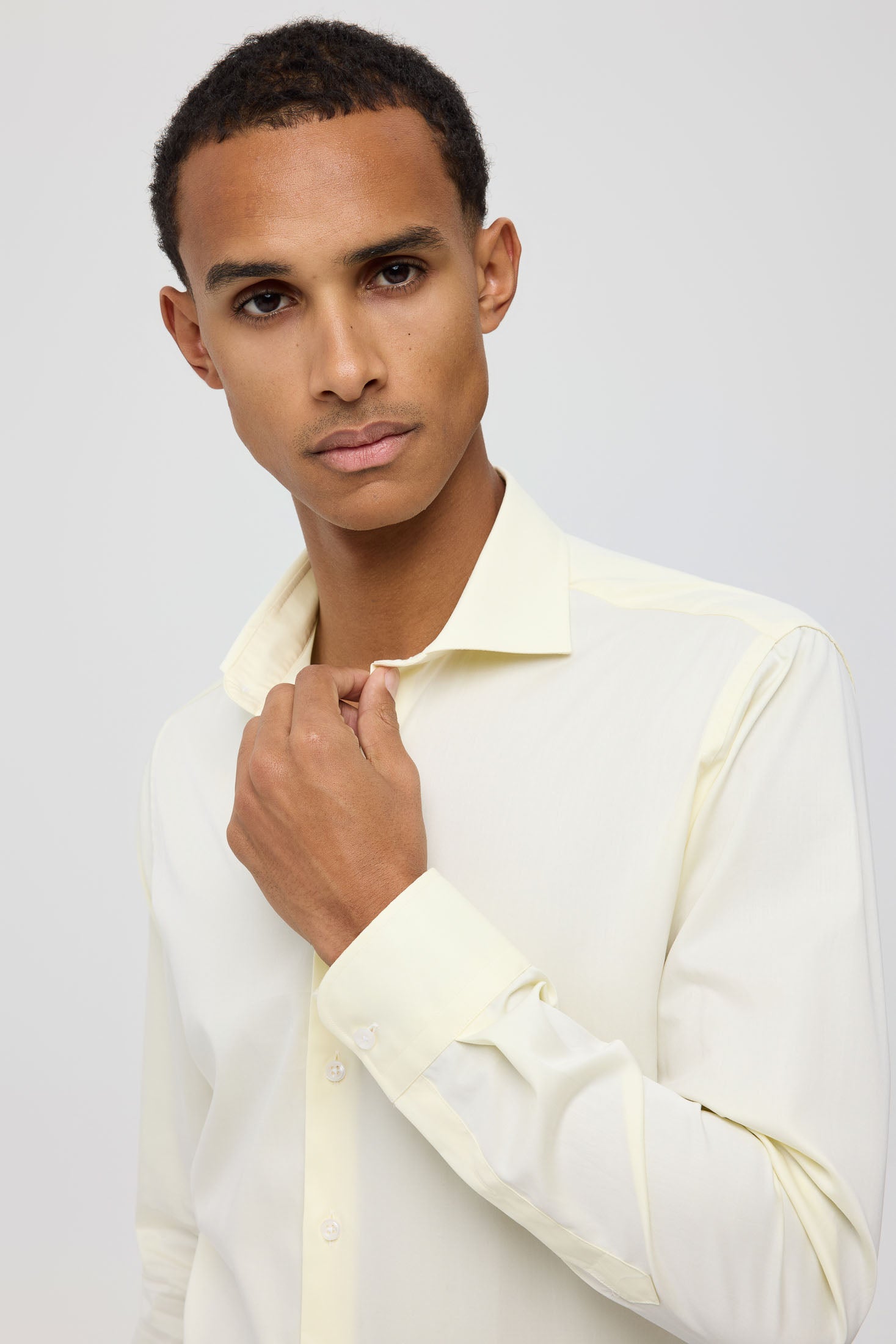 Hochwertiges Herren-Businesshemd – Feiner Twill-Stretchstoff | Modell 25-043