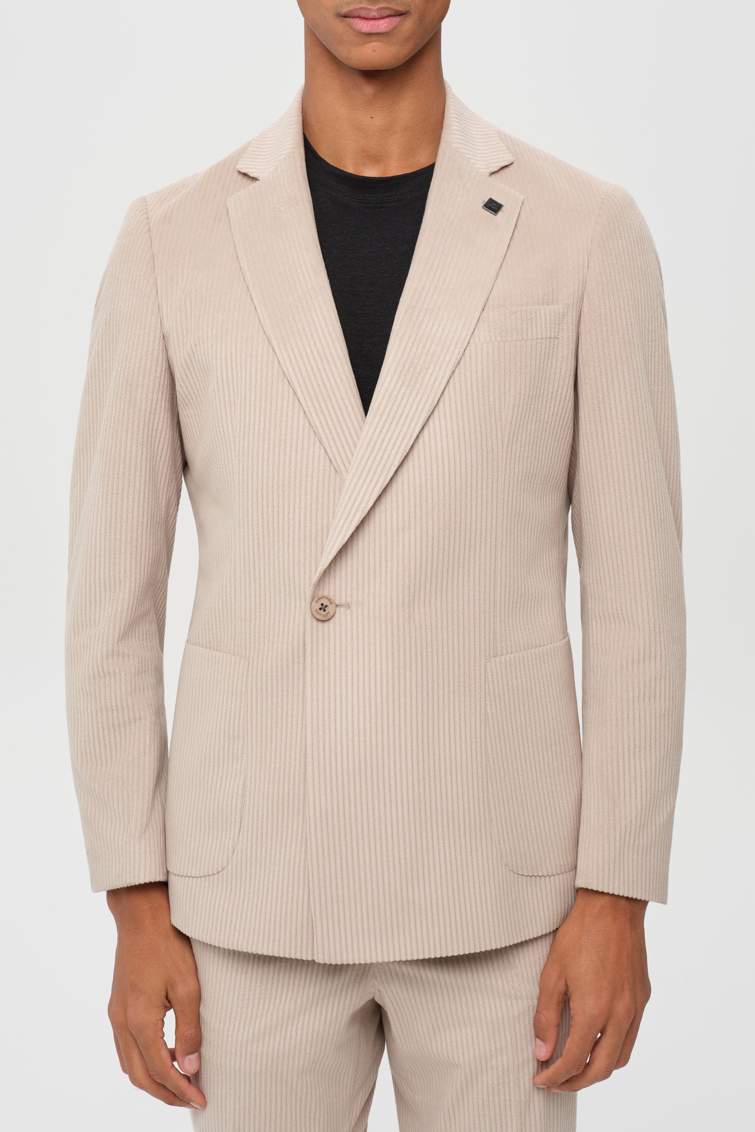 Men’s Premium Corduroy Suit – Modern Tailored Stretch | Style 4079