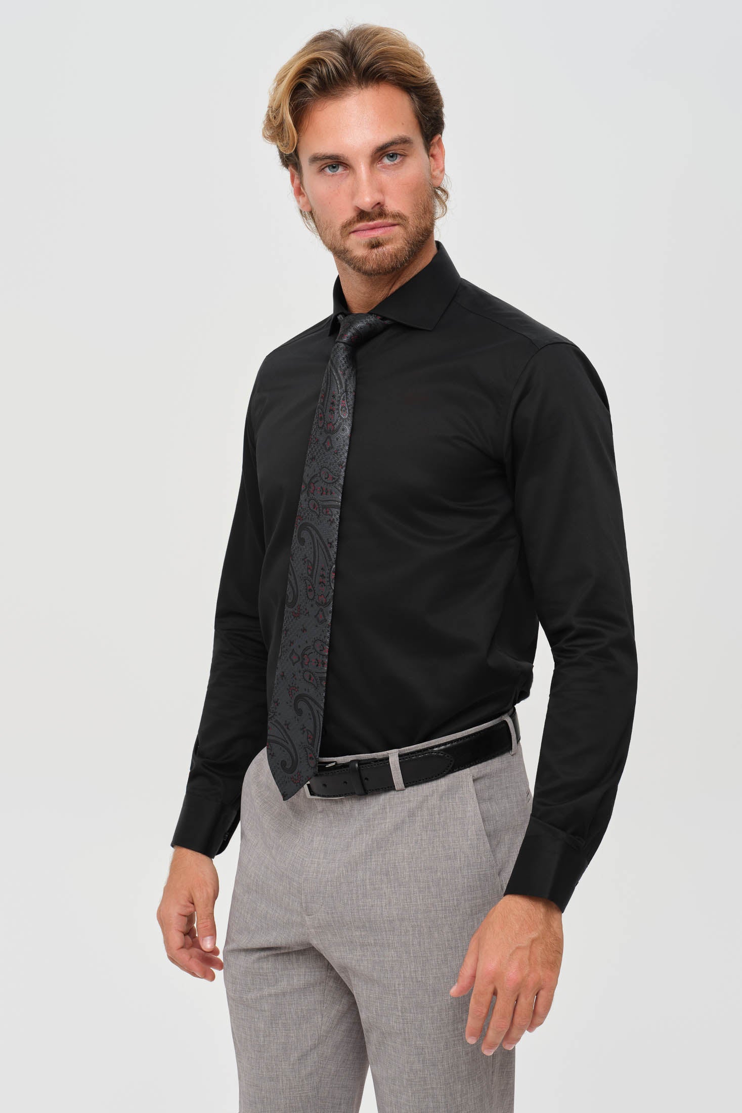 Men’s Premium Business Shirt – Non Iron Satin Finish | Style 25-002