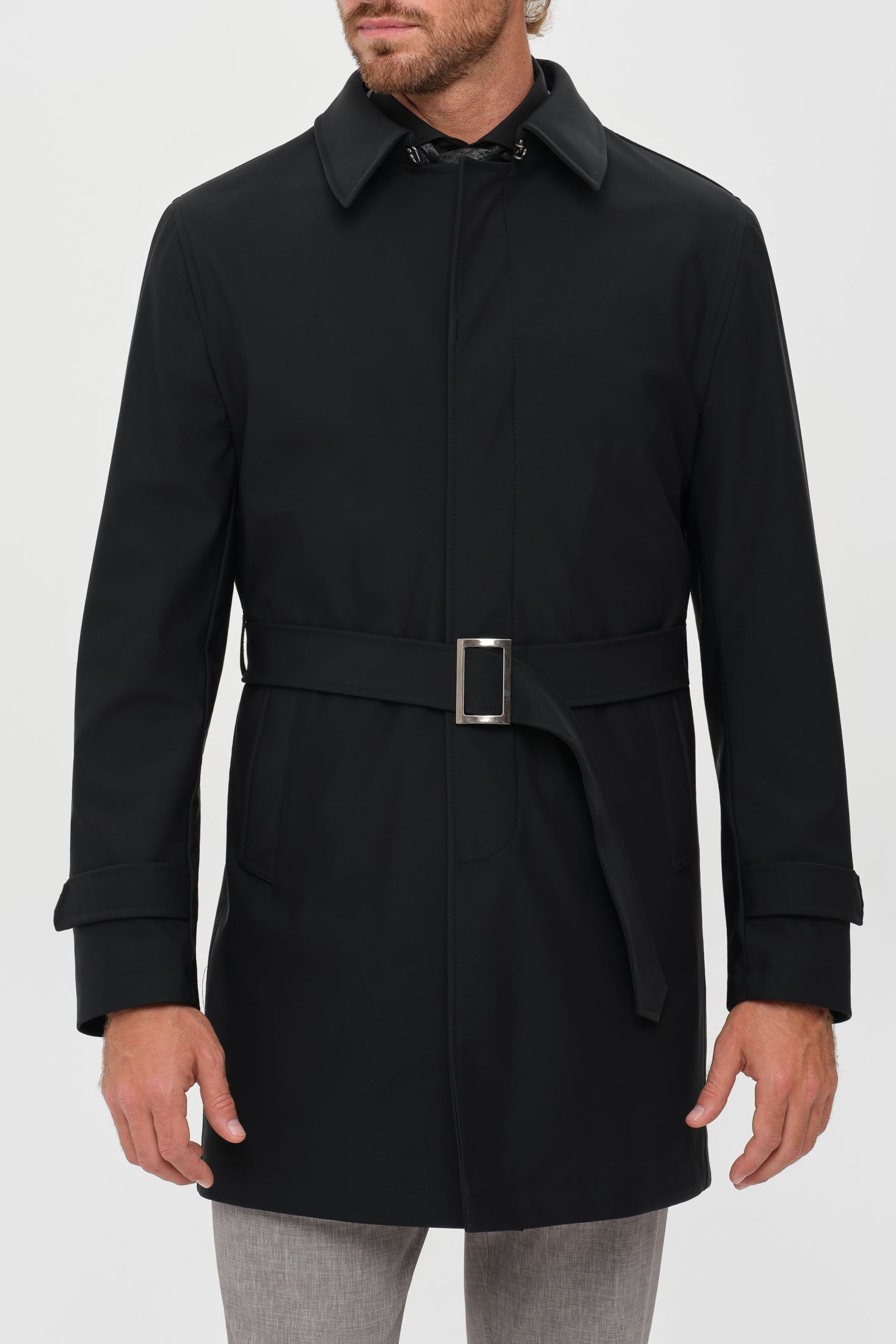 Men's Premium Trench Coat – Technical Stretch Fabric | Style 6064