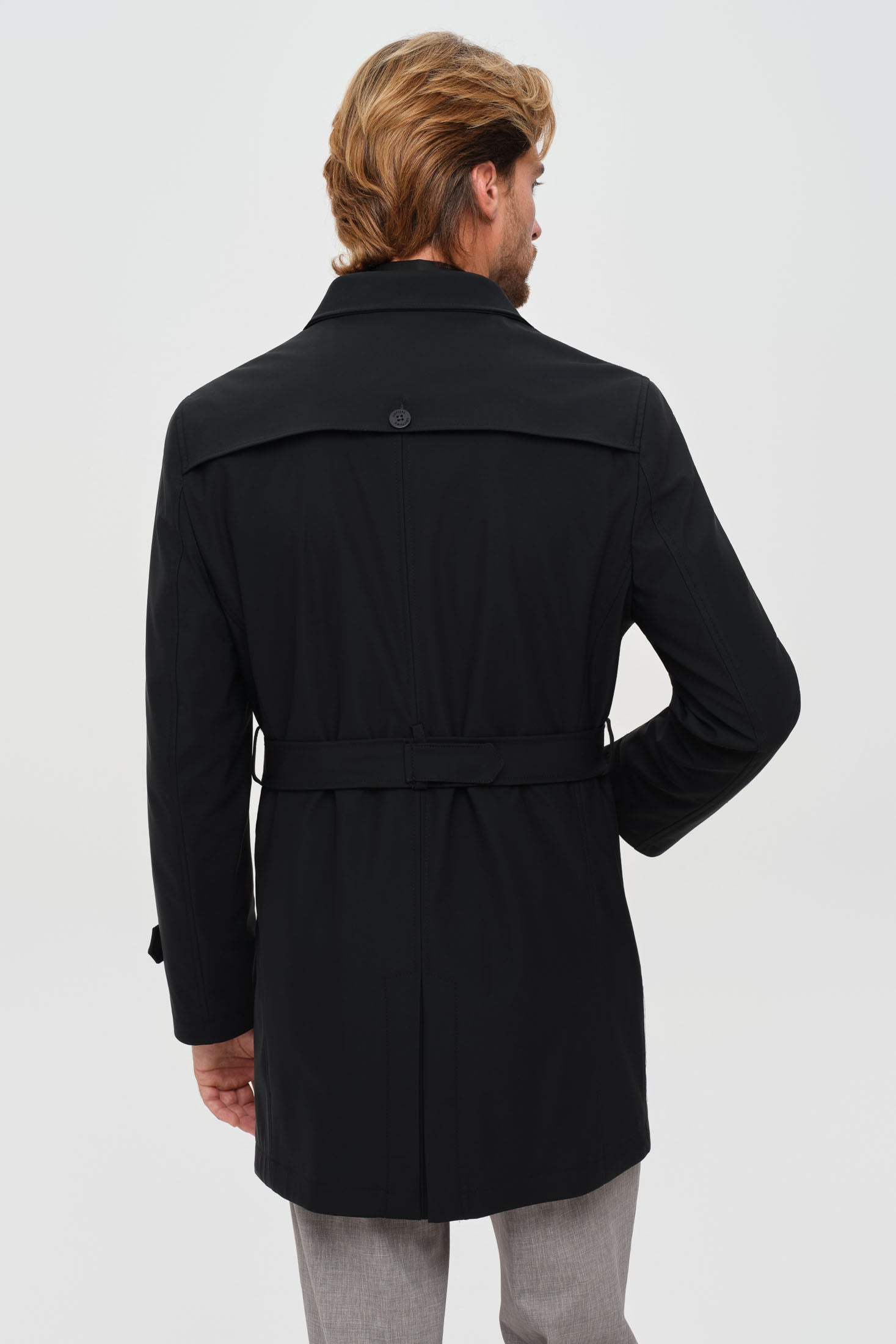 Men's Premium Trench Coat – Technical Stretch Fabric | Style 6064