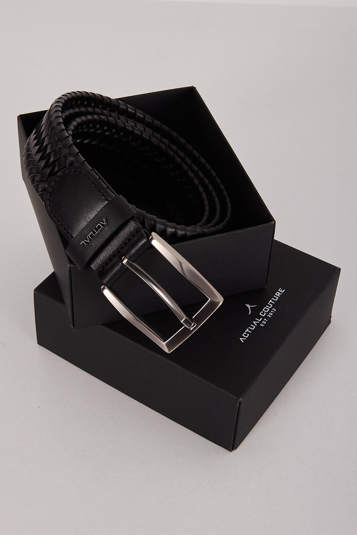 Men’s Premium Genuine Leather Woven Belt | Style 3007