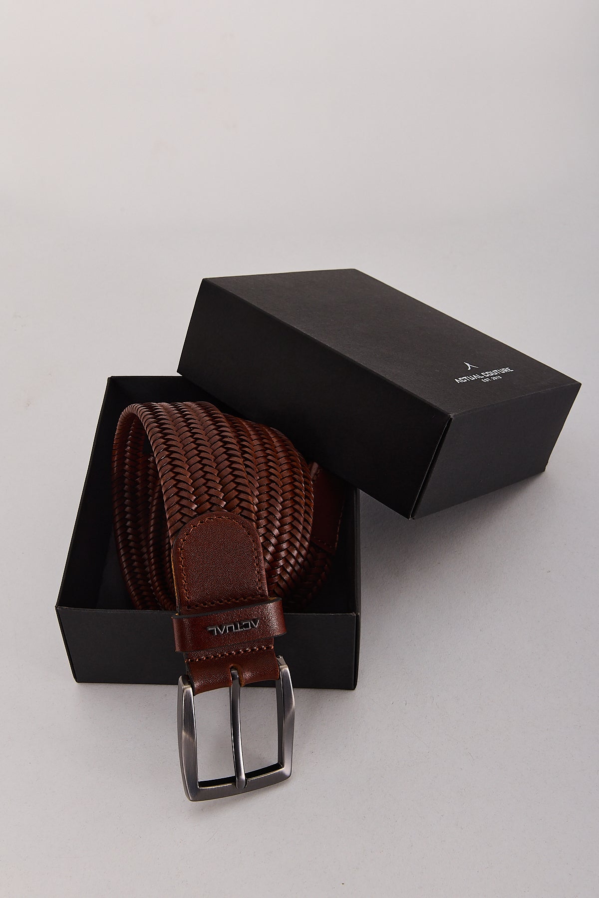 Men’s Premium Genuine Leather Woven Belt | Style 3006