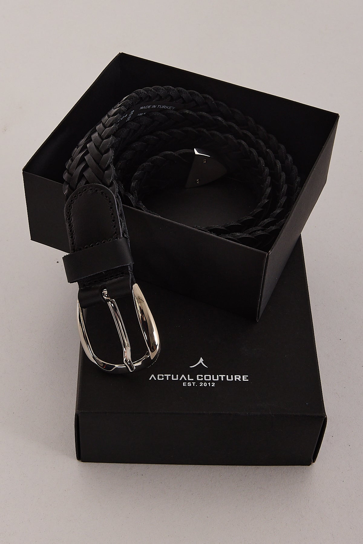 Men’s Premium Genuine Leather Woven Belt | Style 3004